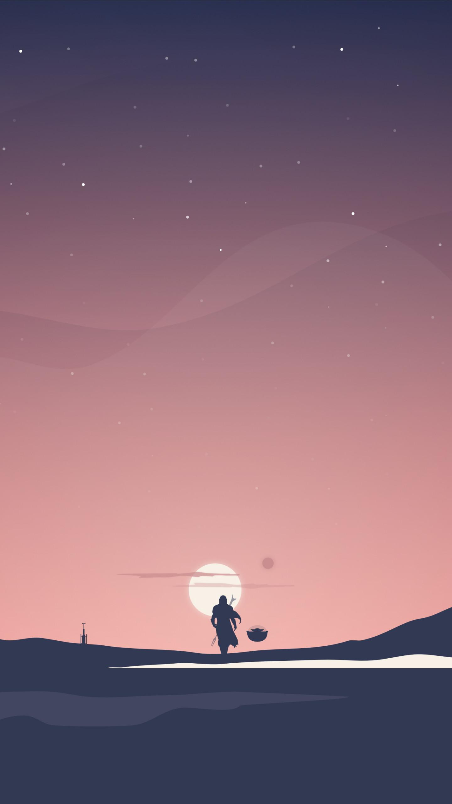 1440x2560 Download wallpaper: The Mandalorian 1440x2560
