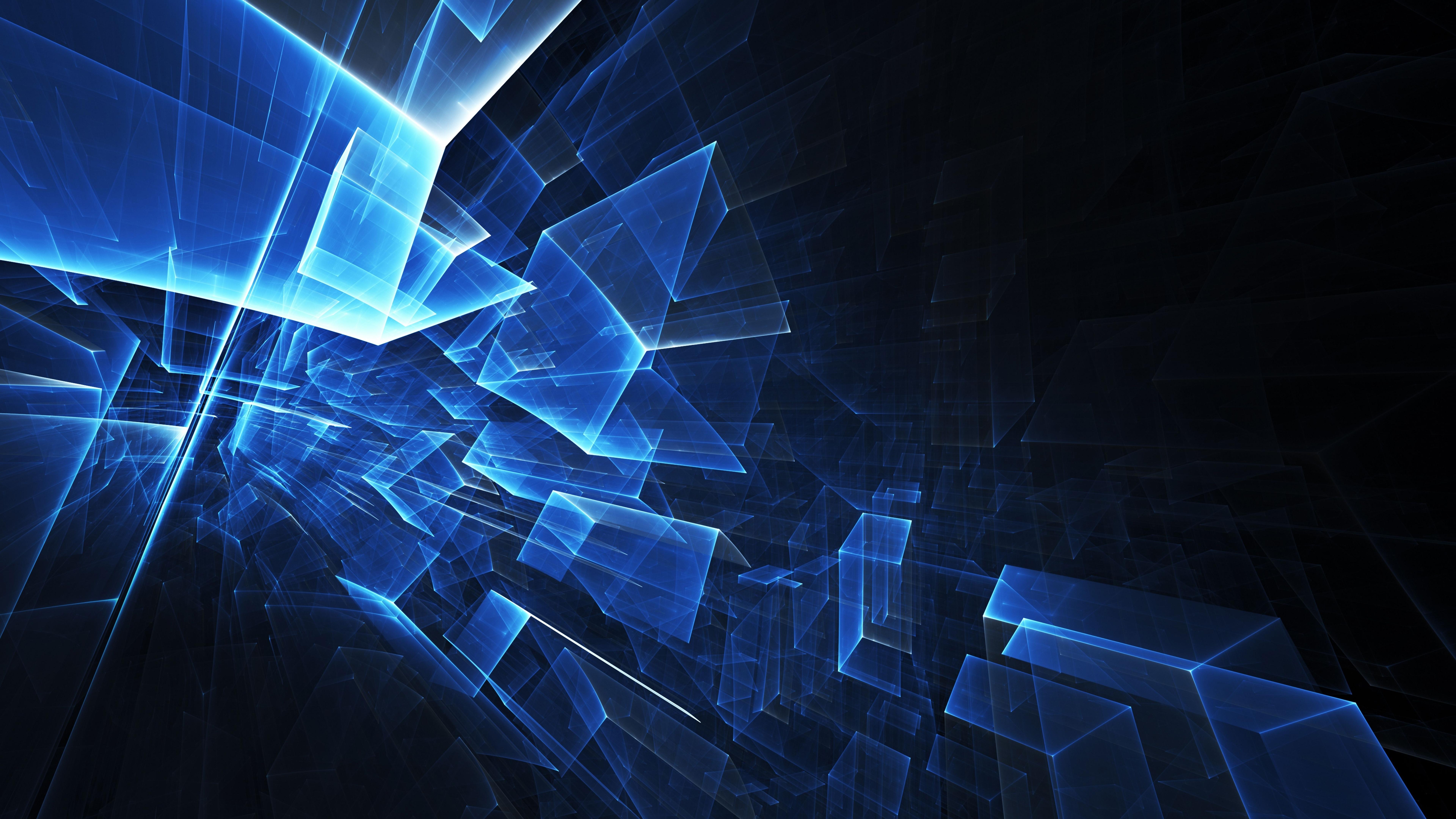 7680x4320 4k Blue Wallpaper