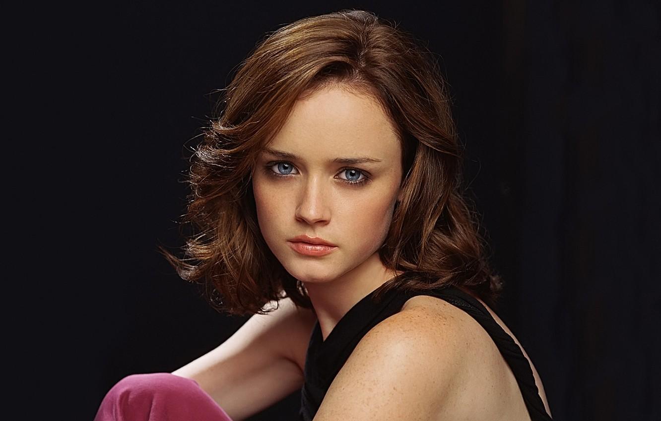 1332x850 Wallpaper eyes, hair, actress, Alexis Bledel, Alexis Bledel image for desktop, section девушки