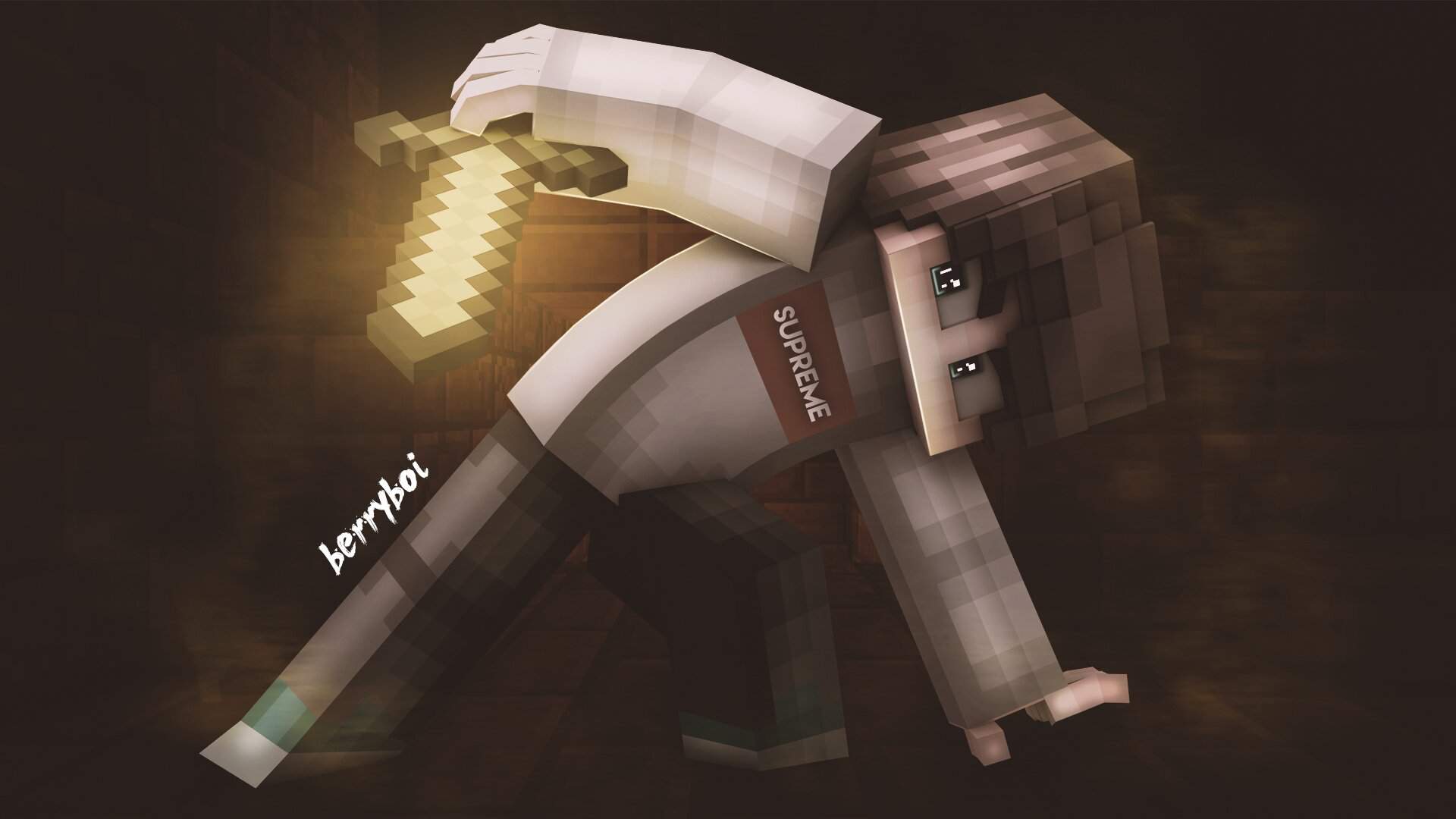 1920x1080 Minecraft GFX Wallpaper berryboiii