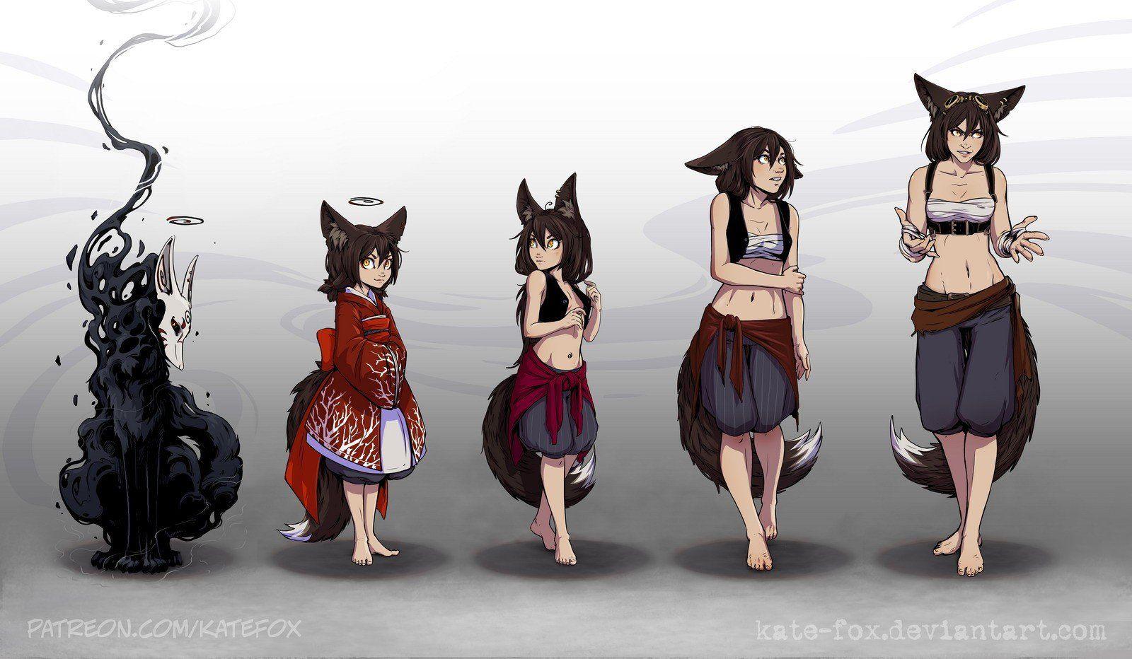 1600x932 Fox Girl Logo Wallpaper
