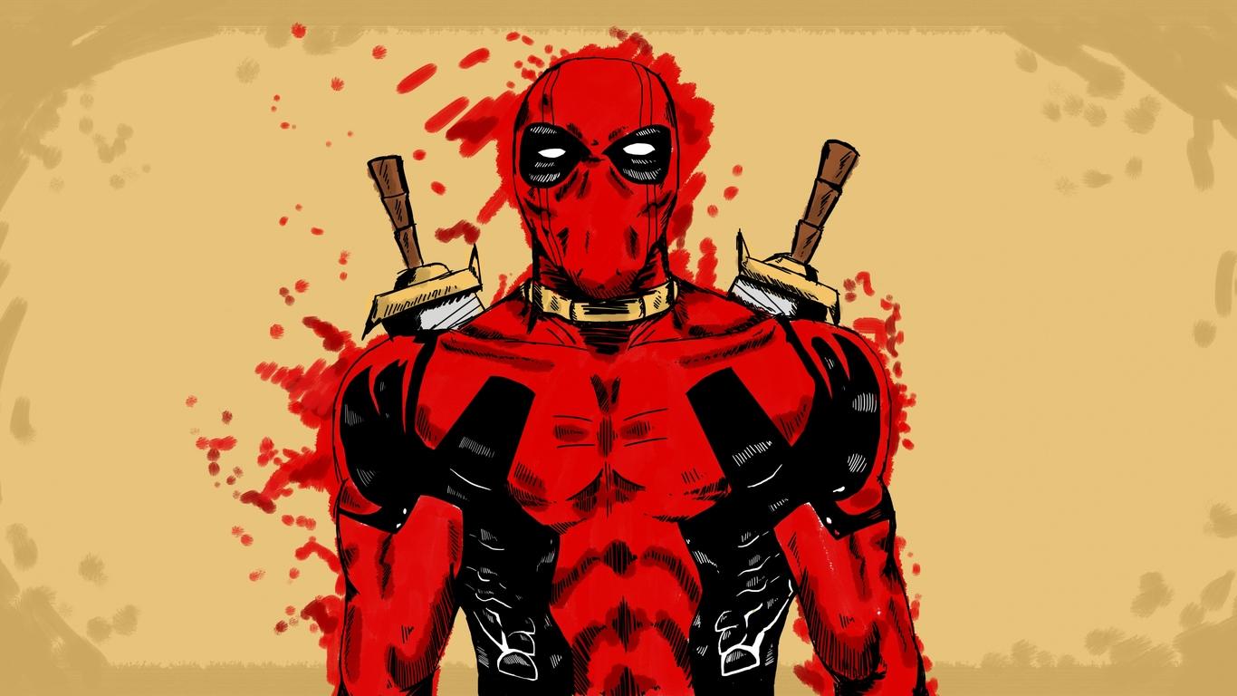 1366x768 Deadpool Marvel Comic Art 1366x768 Resolution HD 4k Wallpaper, Image, Background, Photo and Picture