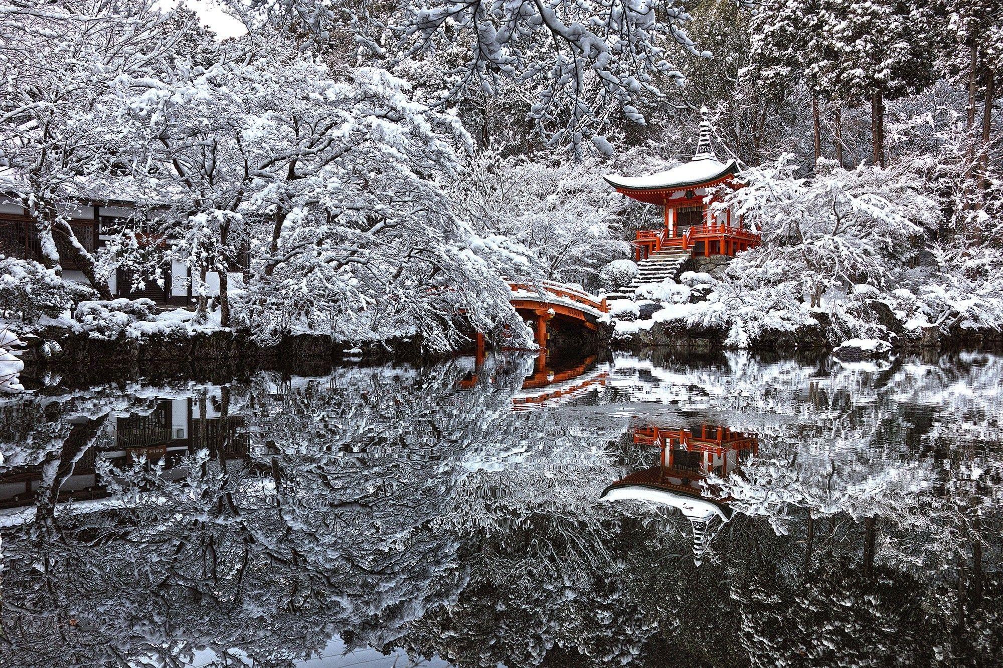 2000x1333 Japan Winter Wallpaper