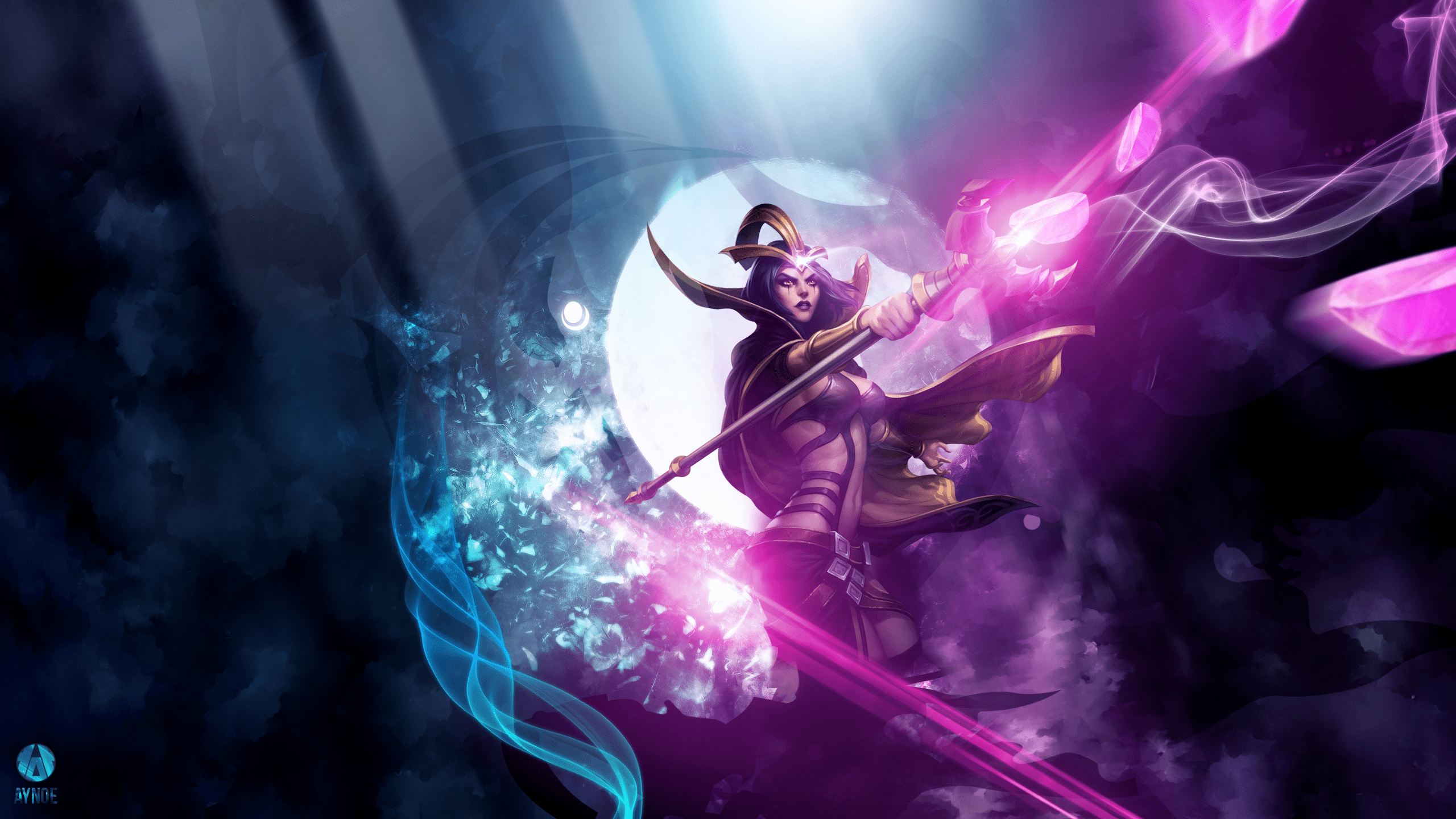 2560x1440 Leblanc of Legends Wallpaper
