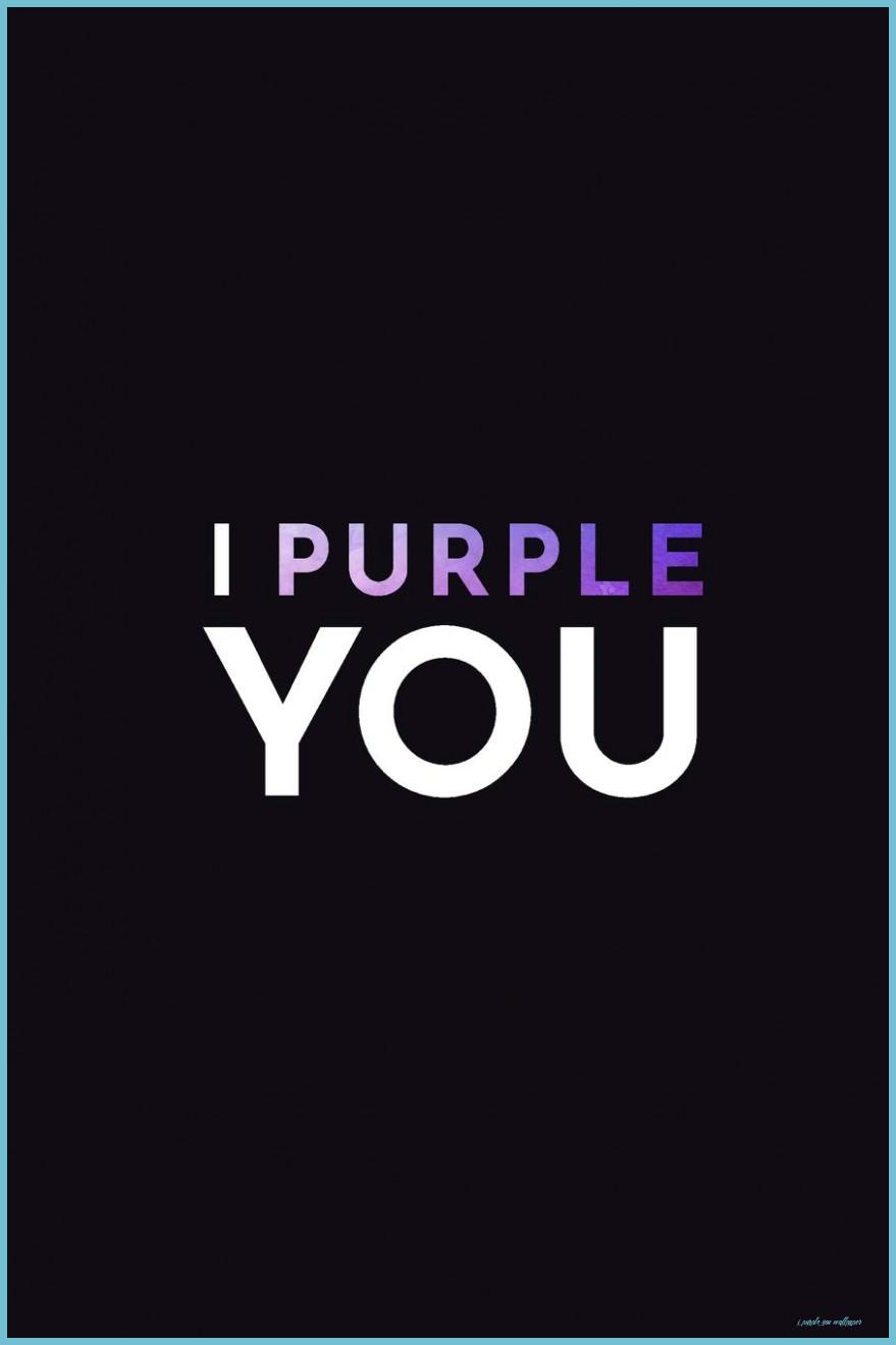 879x1319 I Purple You: 7 Page Blank Lined Journal: Amazon