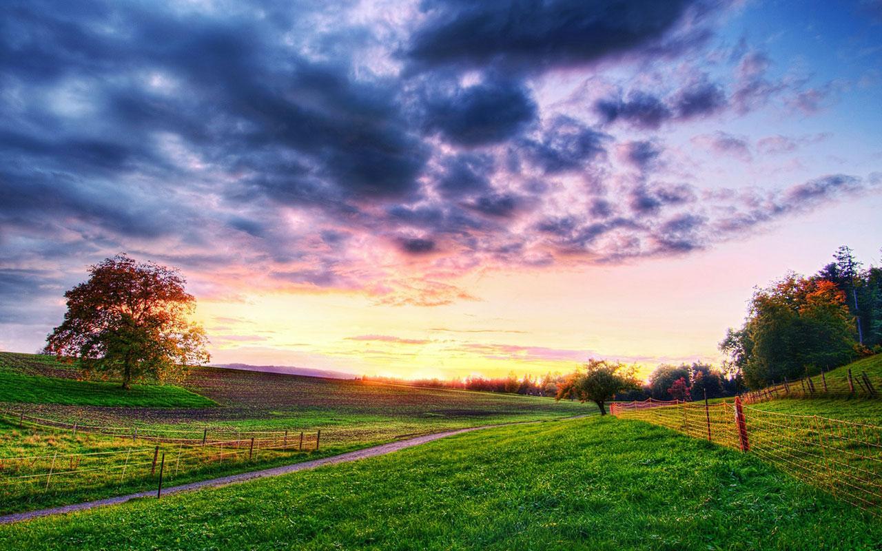 1280x800 Country Scenery Wallpaper