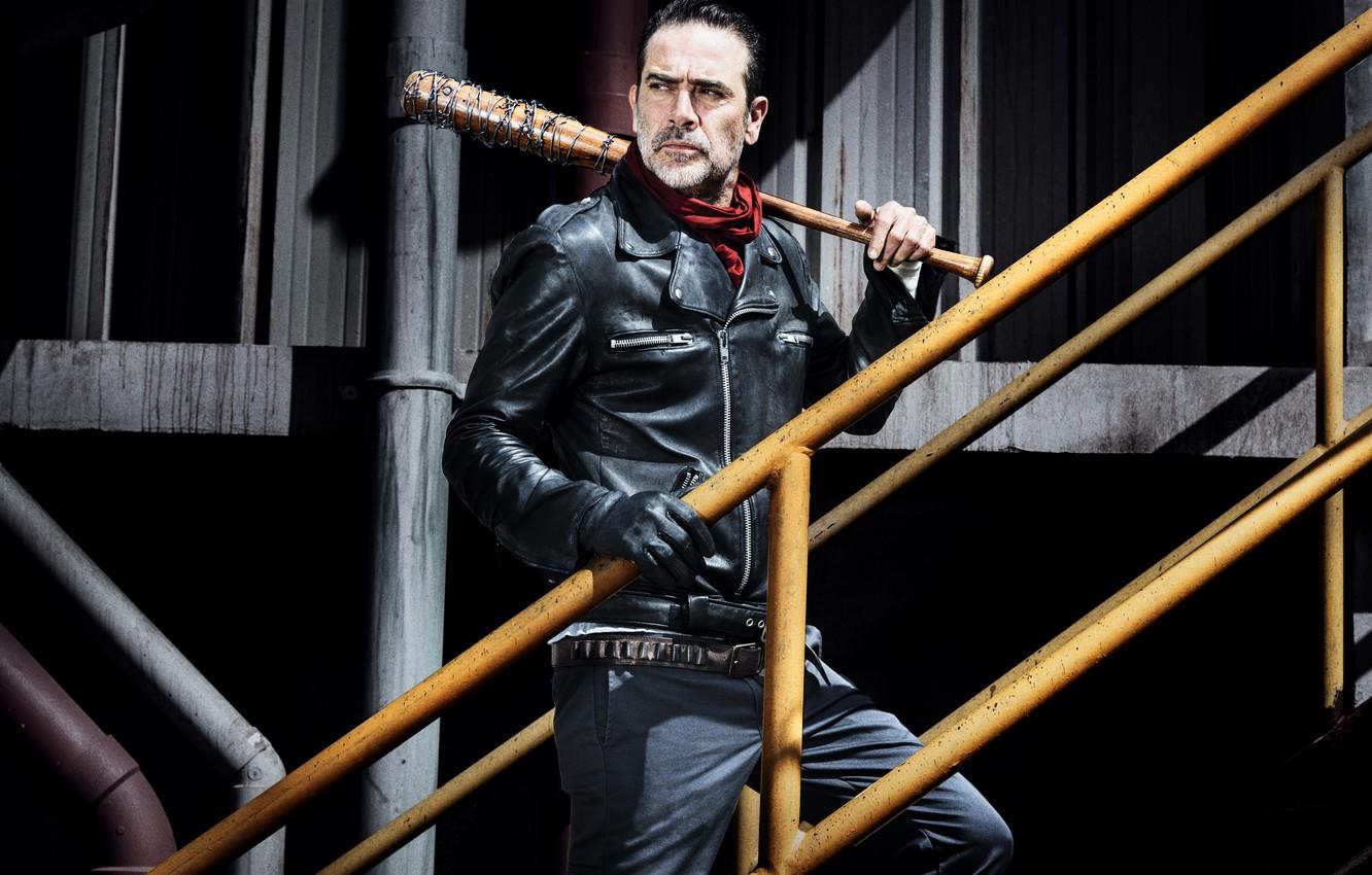 1332x850 Wallpaper Jeffrey Dean Morgan, The Walking Dead, Negan, Season - for desktop, section фильмы