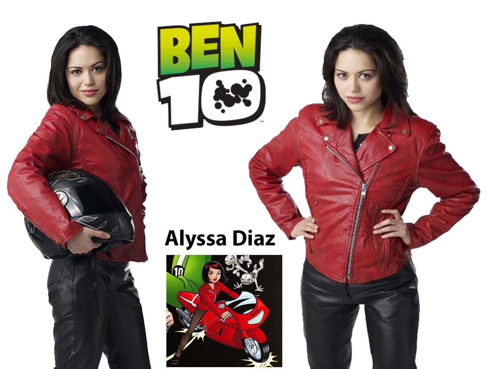 1600x1200 Alyssa Diaz Ben 10 Alien Swarm Leather Jacket. Ben 10