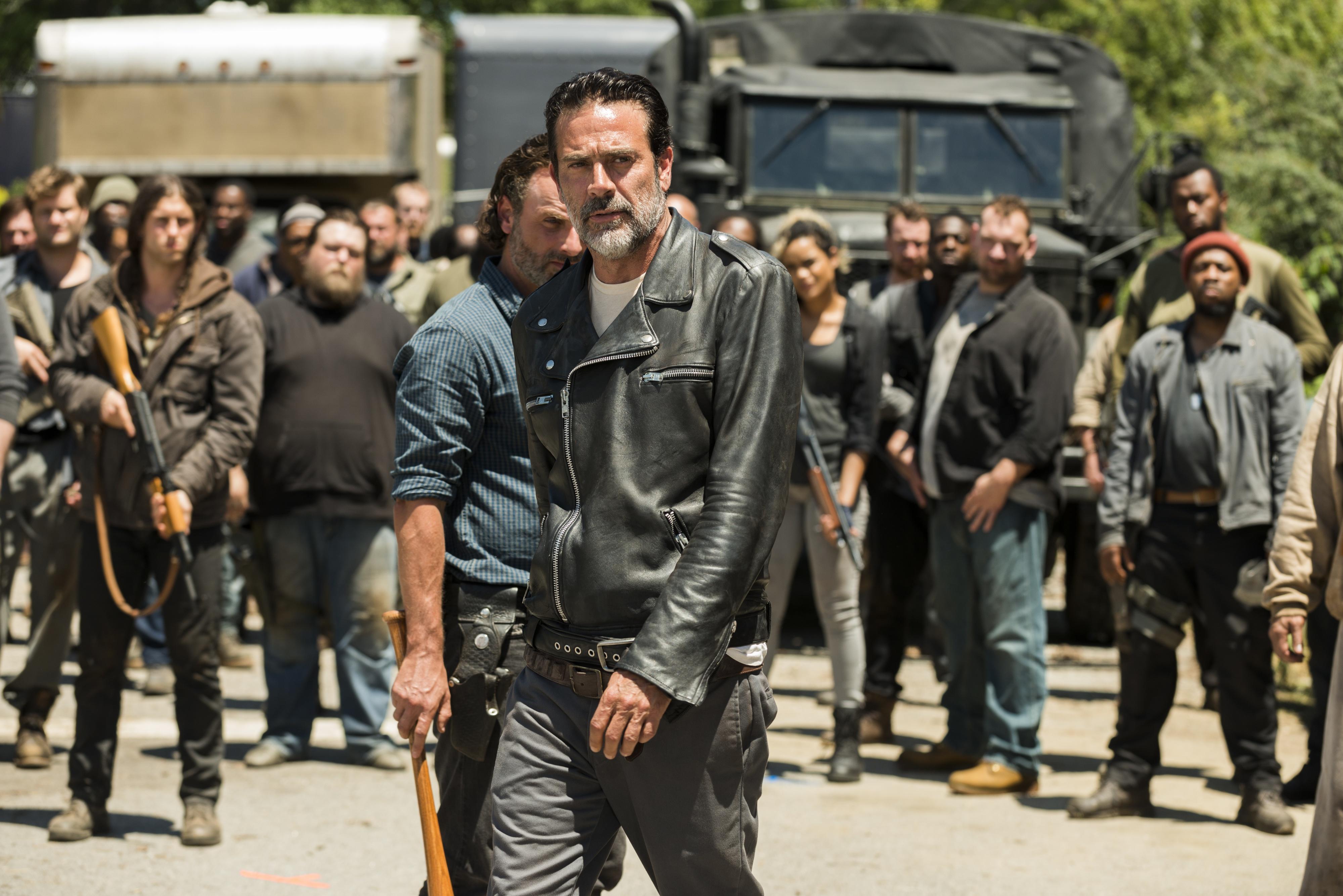 3999x2669 Image The Walking Dead TV Jeffrey Dean Morgan Men Season 7 3999x2669