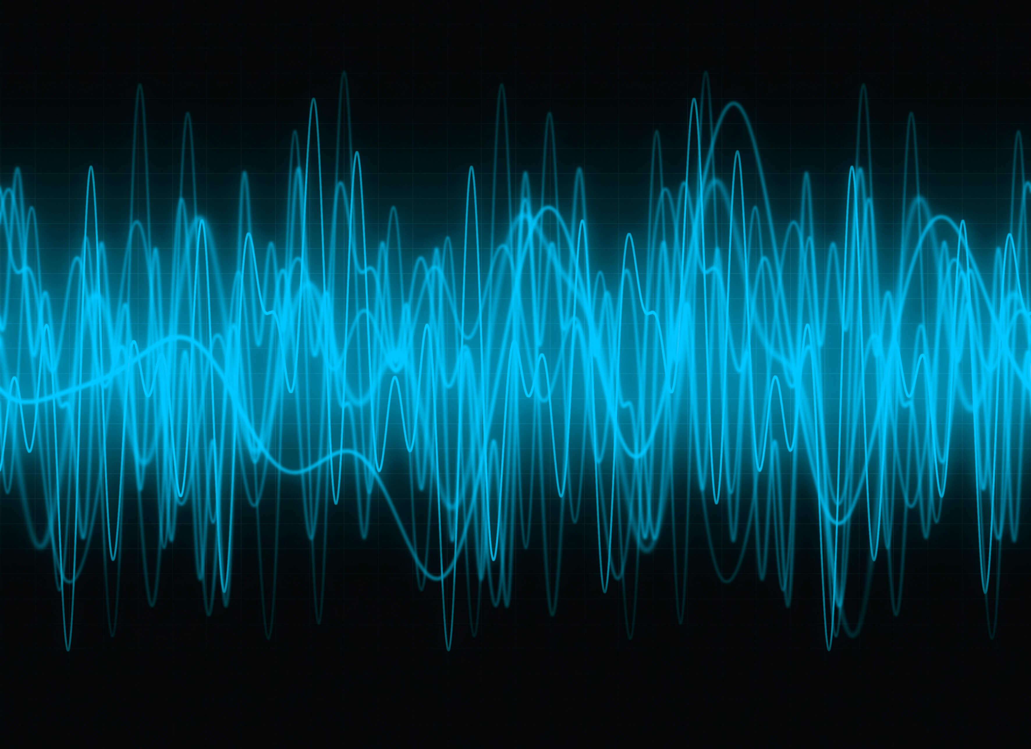 3543x2575 Music Waves Wallpaper