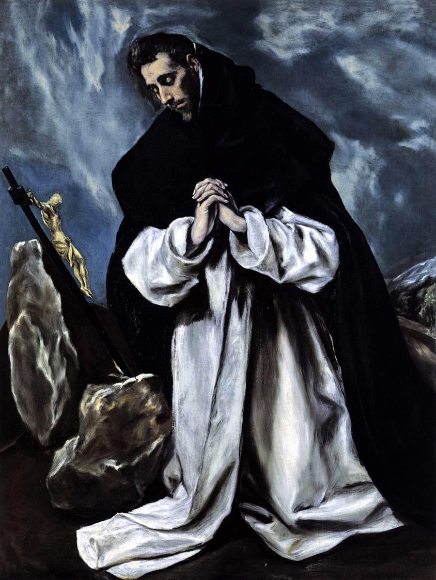 900x1196 El_Greco, _St_Dominic_in_Prayer Public Domain Image MYSTERY O F FAITH..... Discovering Catholic Spirituality