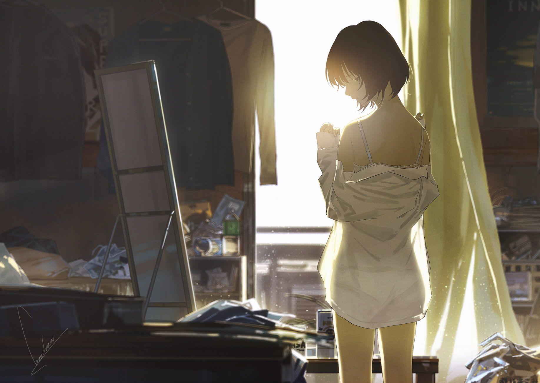 Short Hair Anime Girl Wallpapers Top Free Short Hair Anime Girl