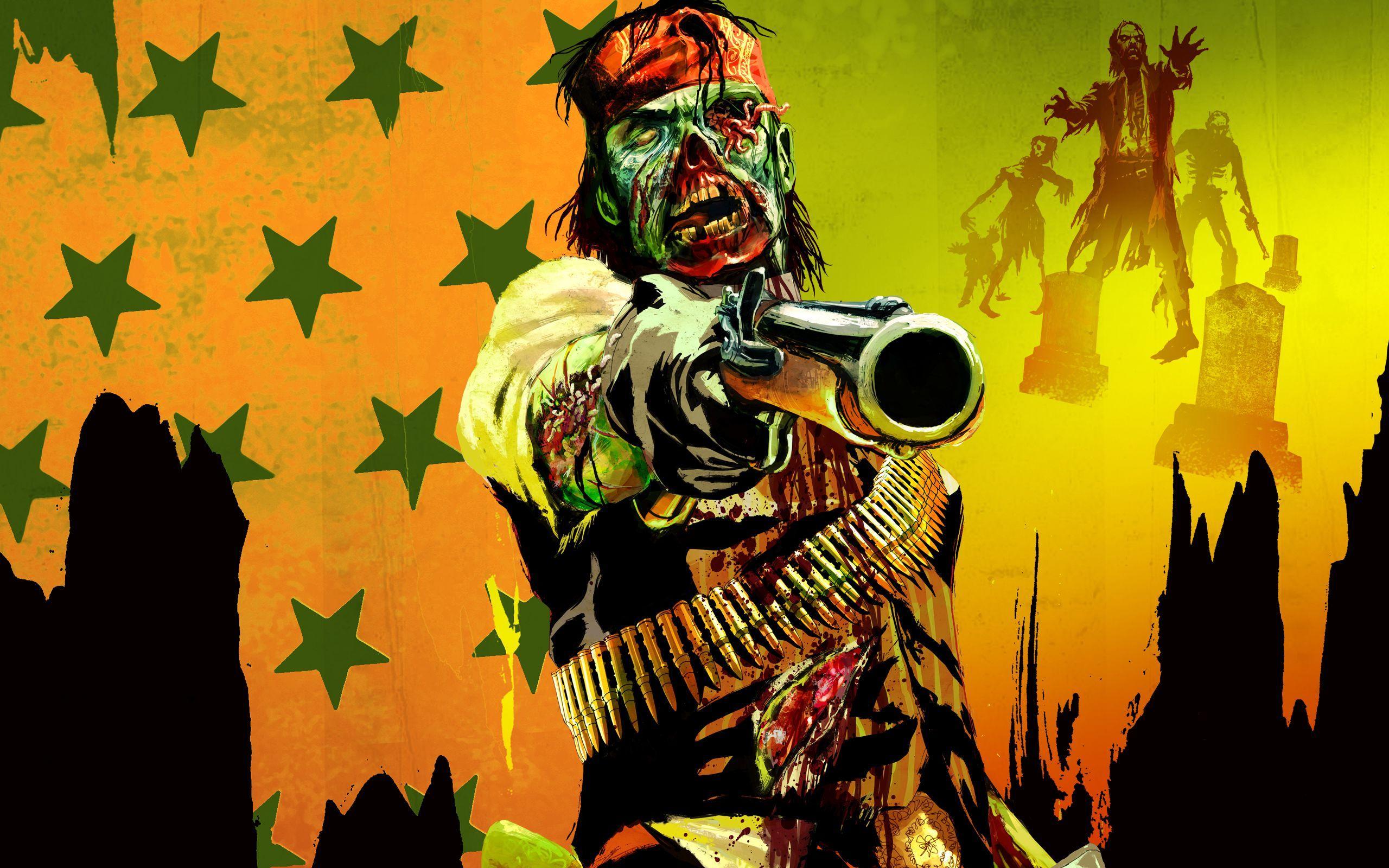 zombie cowboy wallpaper