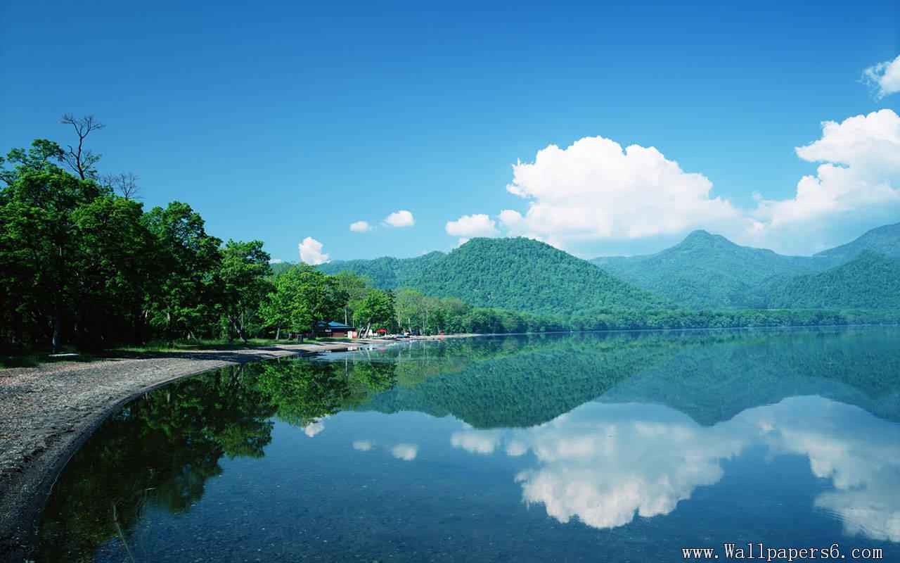 1280x800 image of People and Nature － Landscape Wallpaper