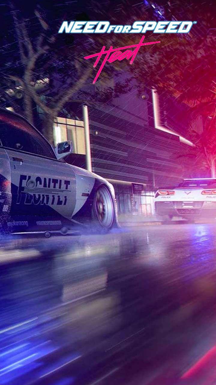 720x1280 Need for speed heat wallpaper HD phone background Cars Poster art on iPhone android lock screen. Need for speed cars, Need for speed, HD phone background
