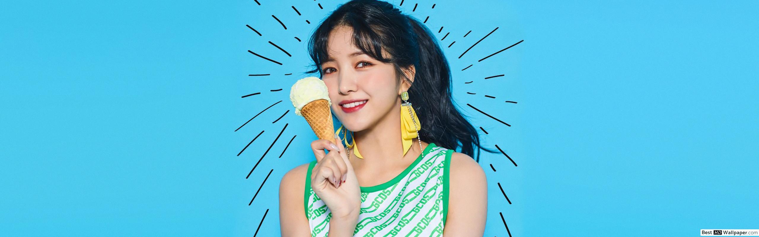 2560x800 Sowon From GFriend (K Pop Band) HD Wallpaper Download