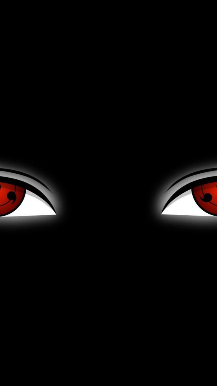 750x1334 Mangekyou Sharingan iPhone HD Wallpaper