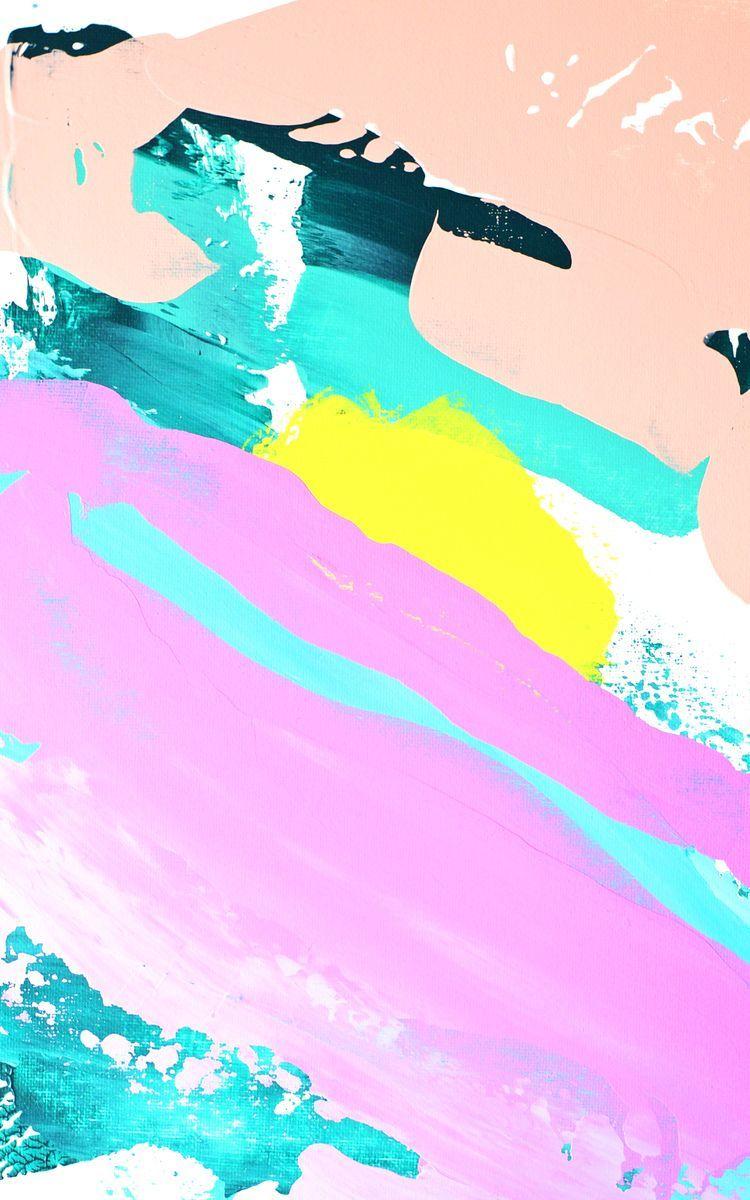 750x1200 Summer Paint Wallpaper
