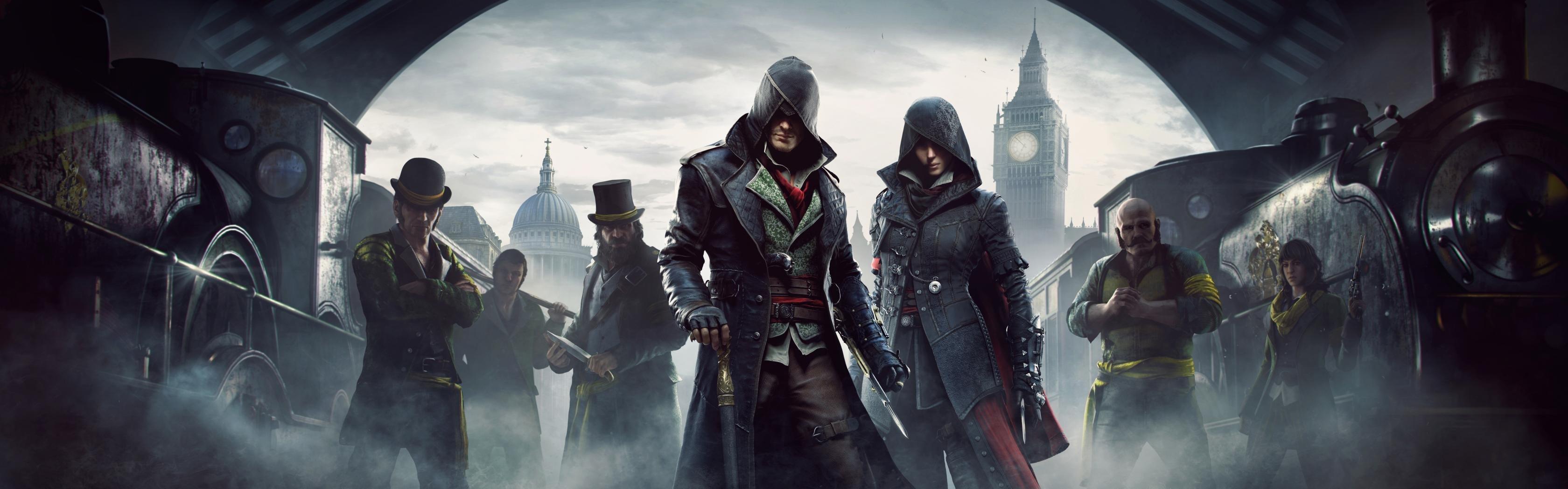 3360x1050 Download Dual Screen Assassin S Creed Creed Syndicate