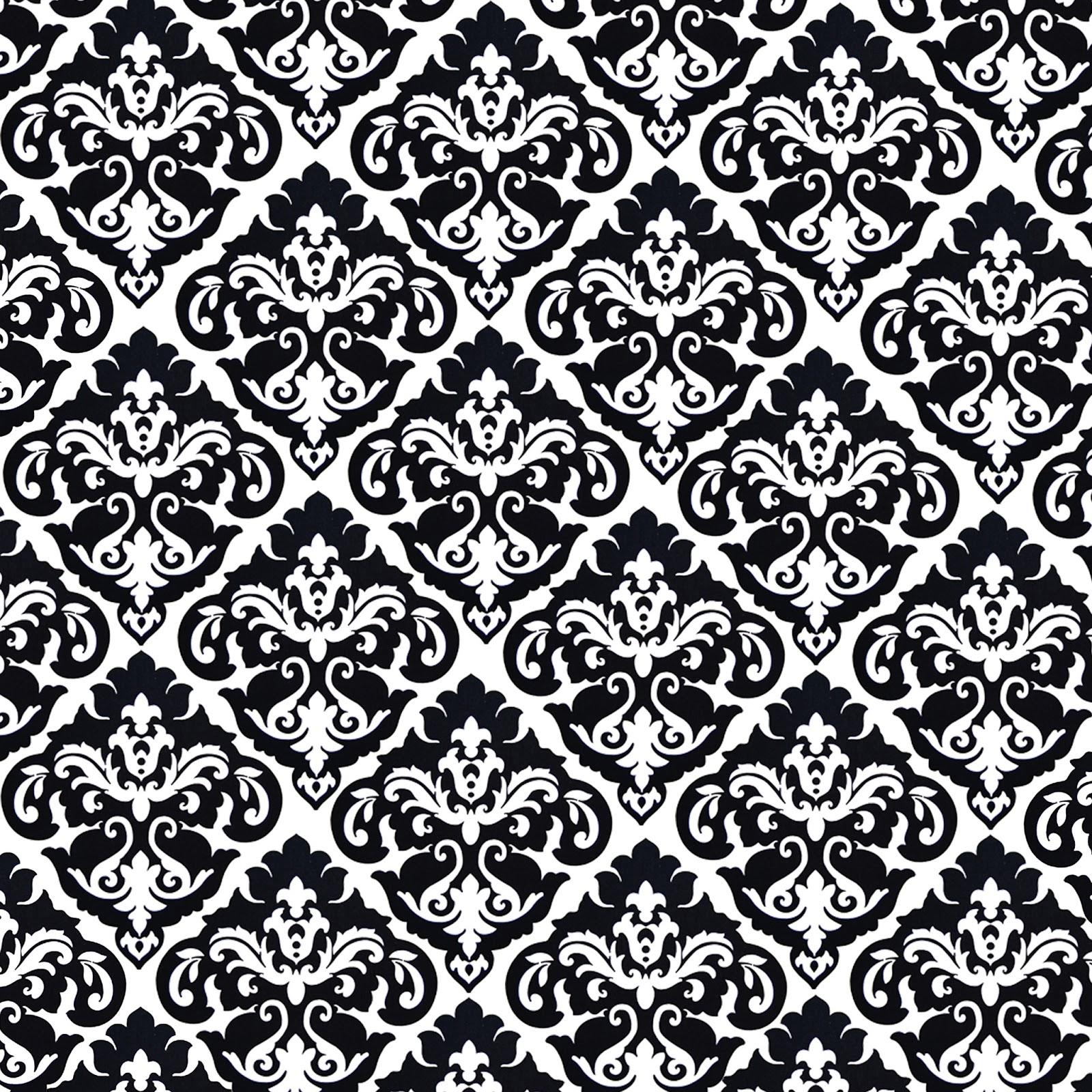 1600x1600 Black Vintage Wallpaper Pattern