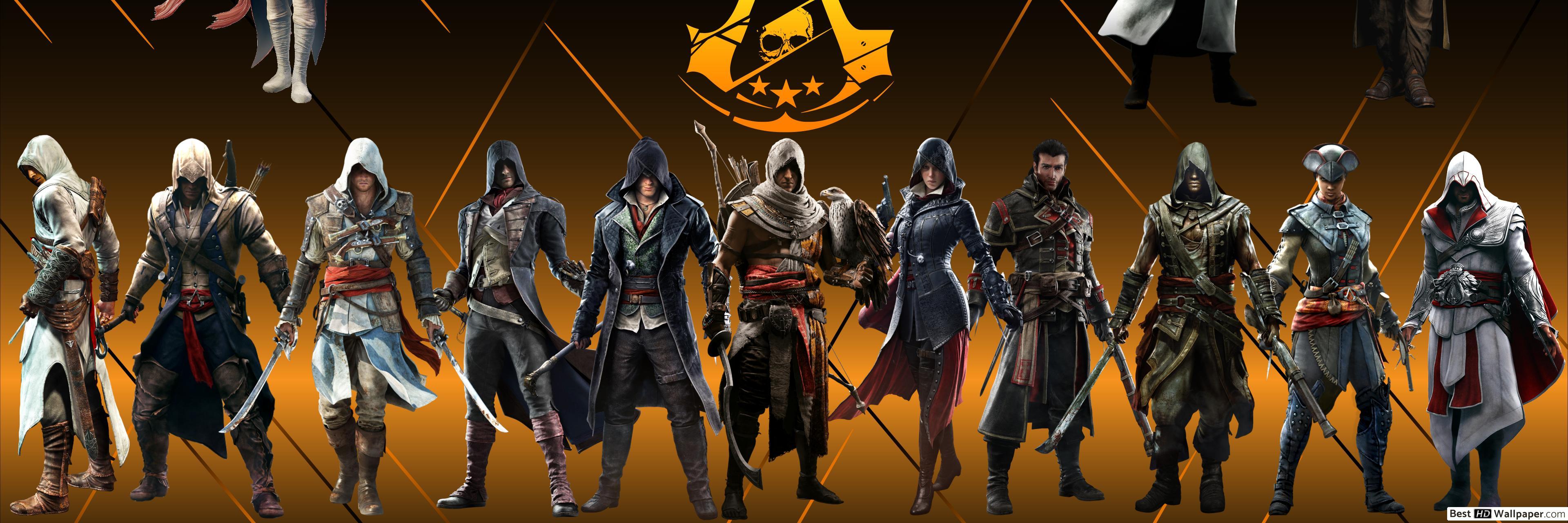 3840x1280 Assassin's forever Creed HD wallpaper download