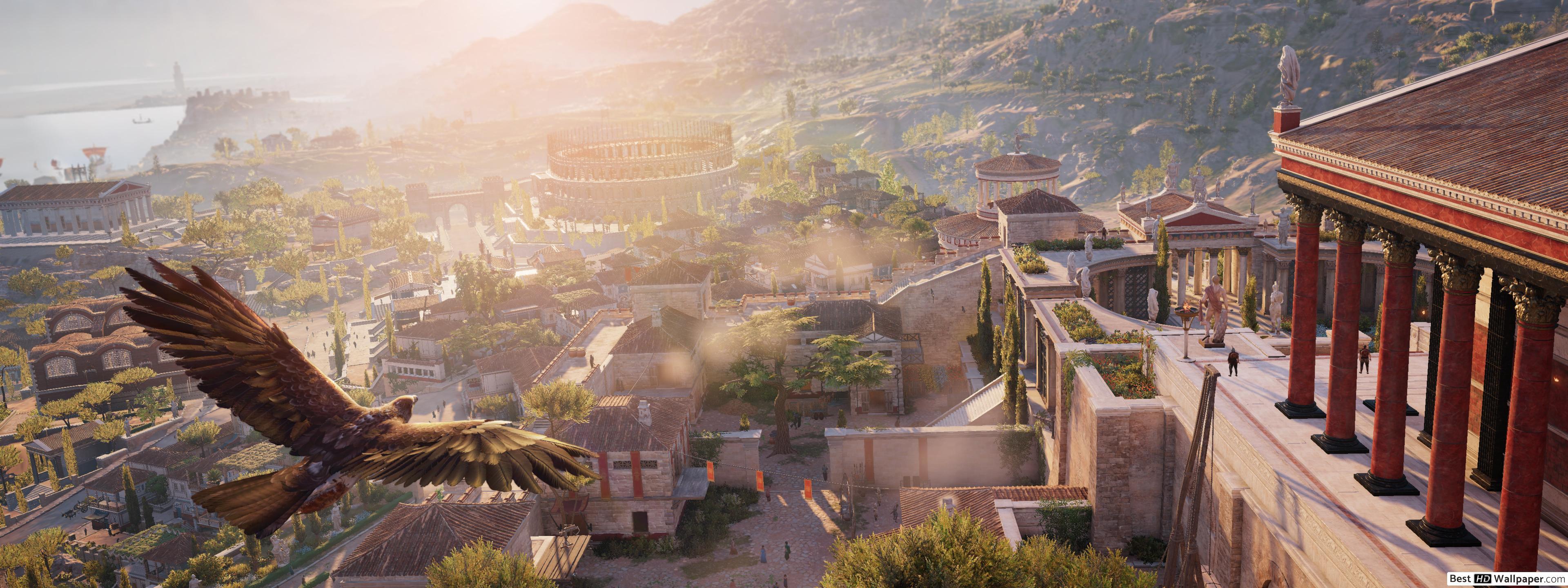 3840x1440 Assassin's Creed: Origins HD wallpaper download