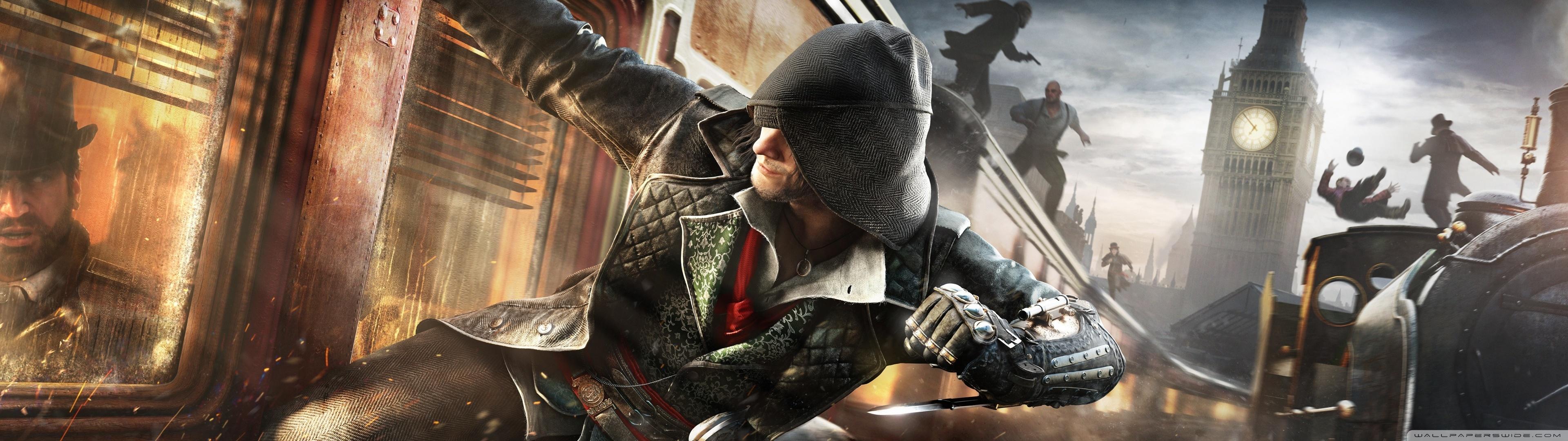 3840x1080 Assassins Creed Syndicate Ultra HD Desktop Background Wallpaper for : Widescreen & UltraWide Desktop & Laptop : Multi Display, Dual Monitor : Tablet