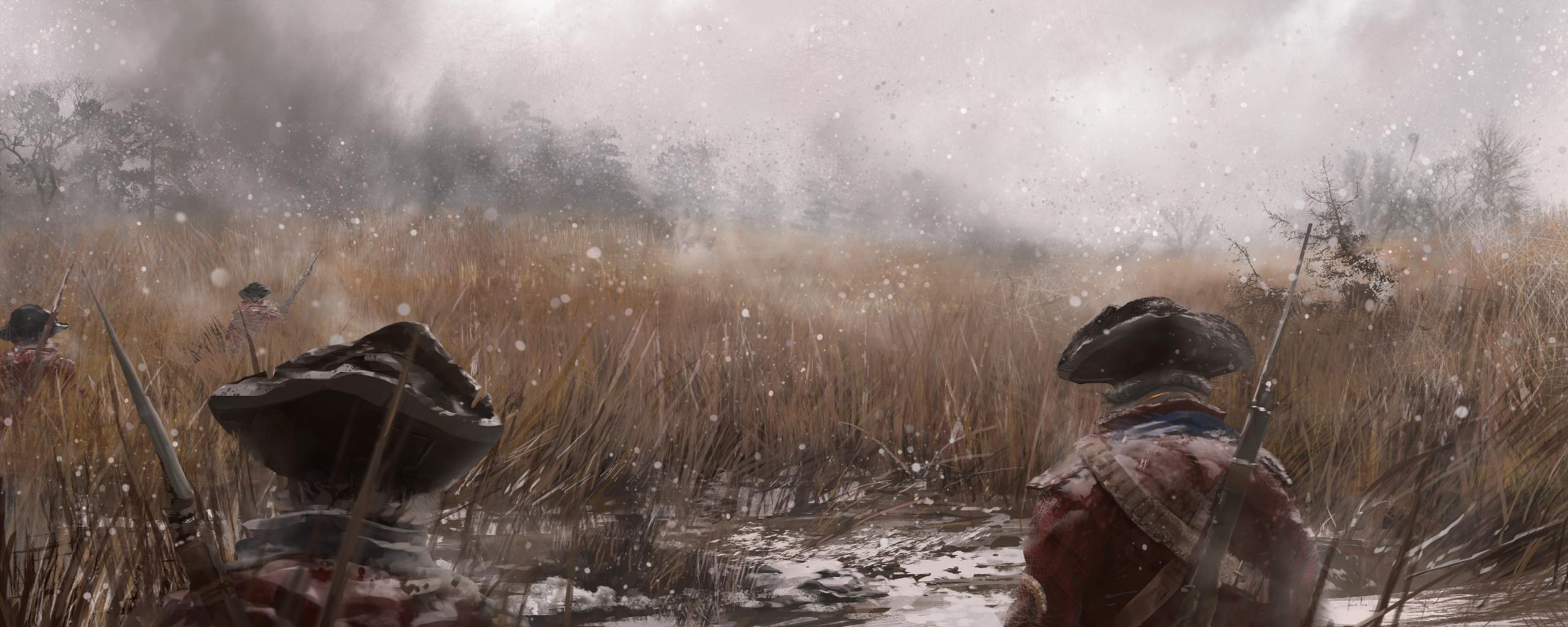 2560x1024 Dual monitor Assassin's Creed 3 wallpaper, HD background