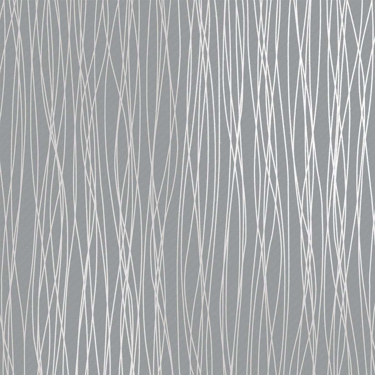 1200x1200 Kmiles Non Woven 3D Wallpaper, Length 20.8 Width 393 Per Roll, Modern Print Embossed Stripe Fashion Wallpaper For Livingroom, Bedroom, Kitchen And Bathroom, Silver Grey