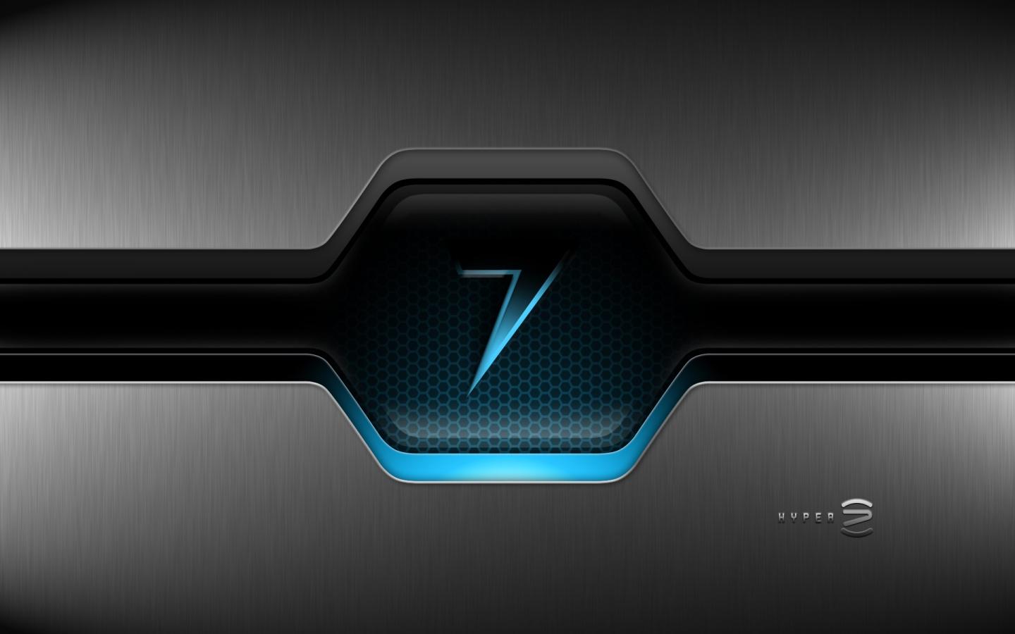 1440x900 Metal Windows 7 Wallpaper in jpg format for free download