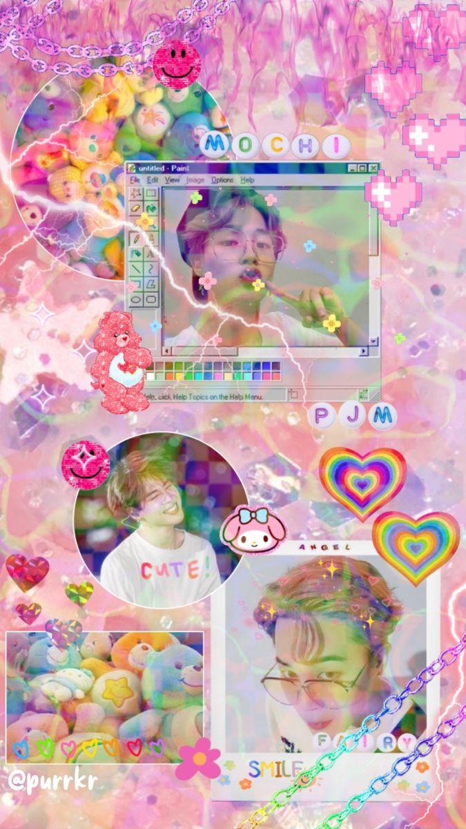 675x1200 p u r r k r. Kidcore wallpaper, Kidcore aesthetic wallpaper, Jimin wallpaper