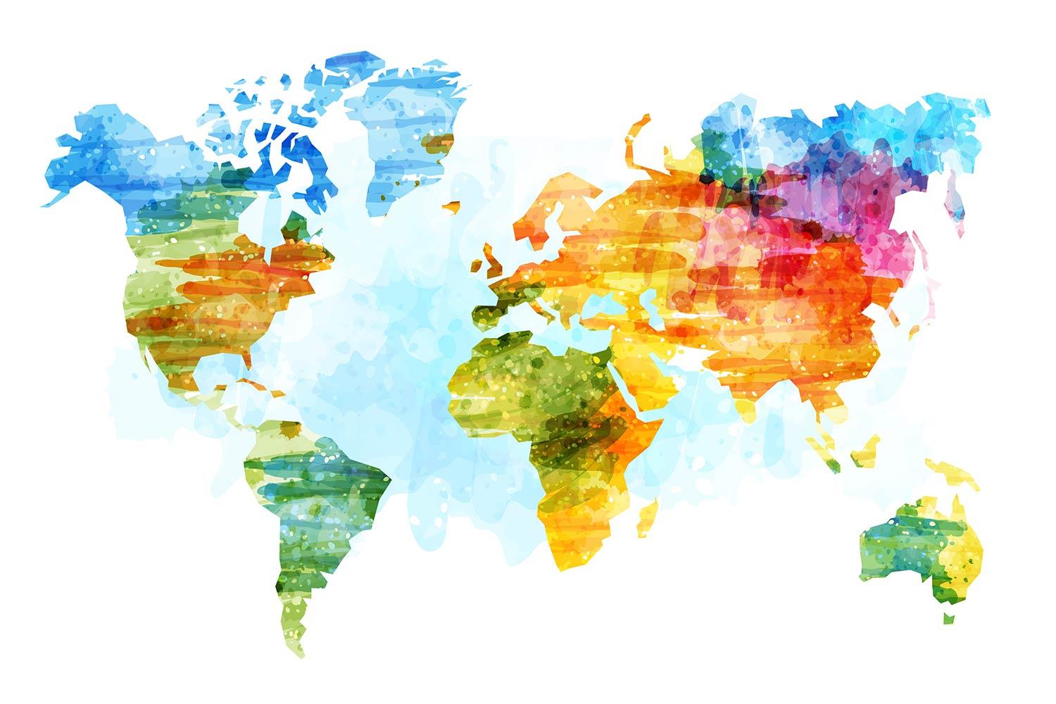 1500x1000 Map Of Colours. Print A Wallpaper