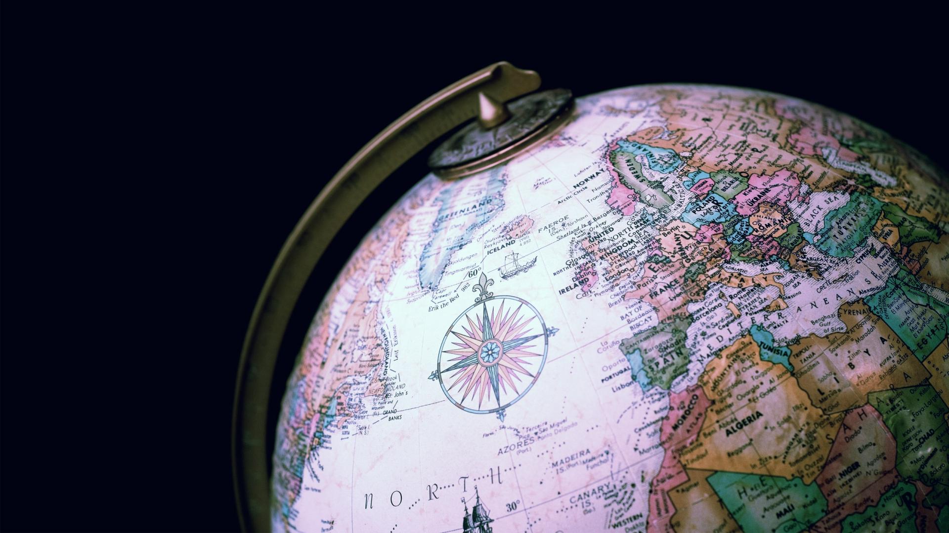 1920x1080 Globe earth map sci fi wallpaperx1080