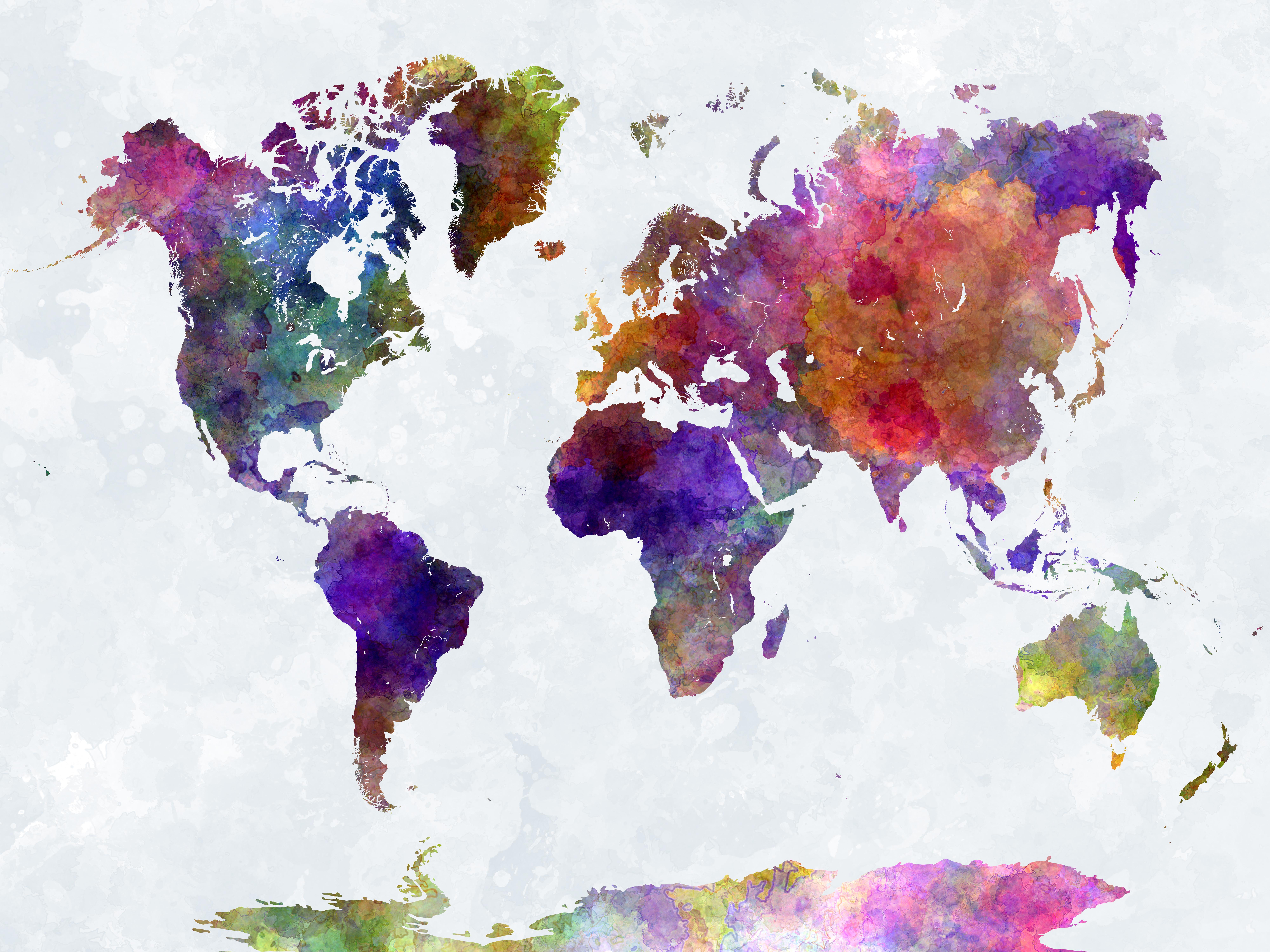 8000x6000 World Map 8k Ultra HD Wallpaper