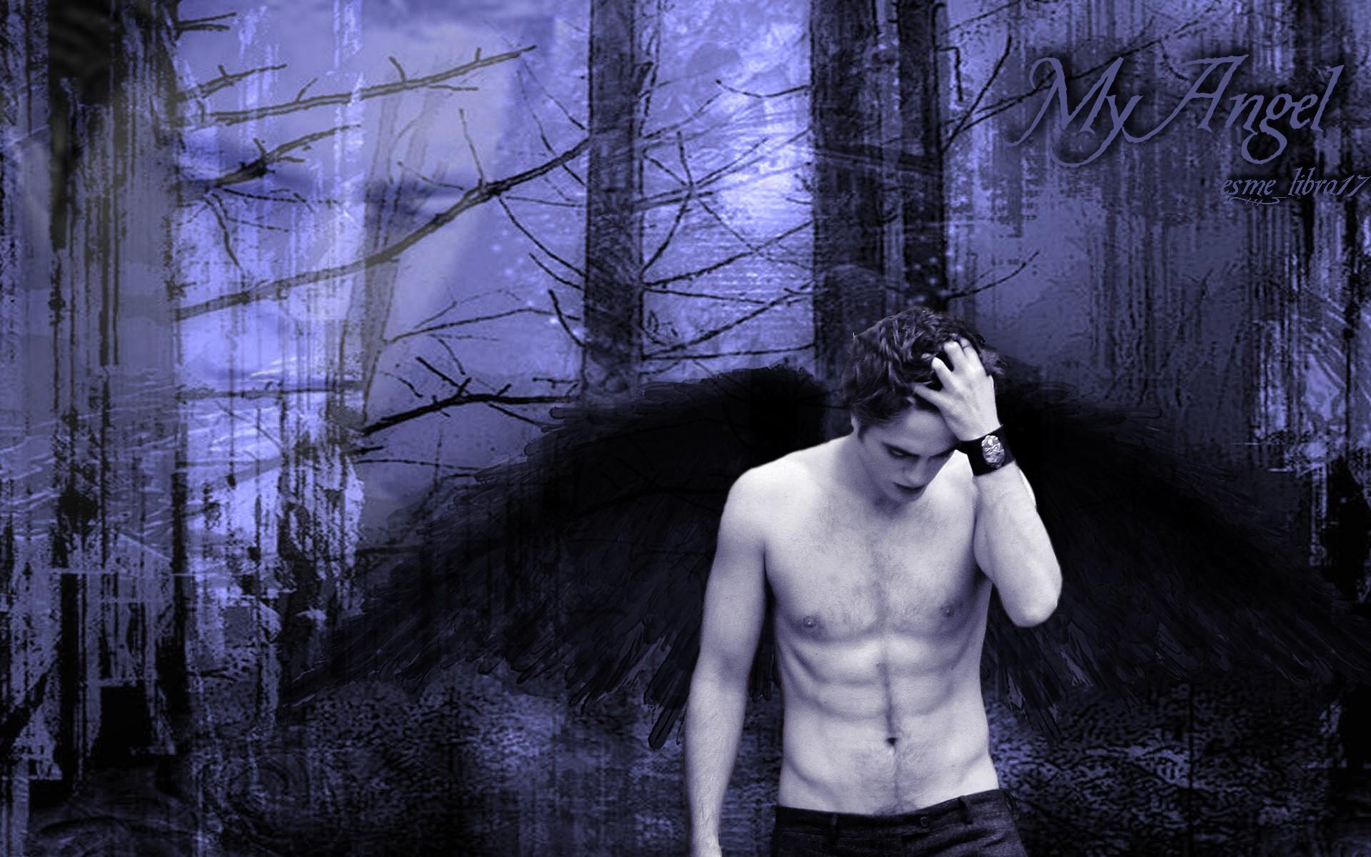 1920x1200 Edward cullen, angel, twilight, wallpaper, series, pozadia, background, tapety, strana, image, photo