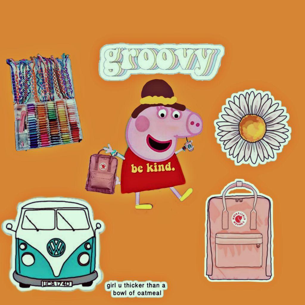 1024x1024 Peppa Pig VSCO Girl Wallpaper