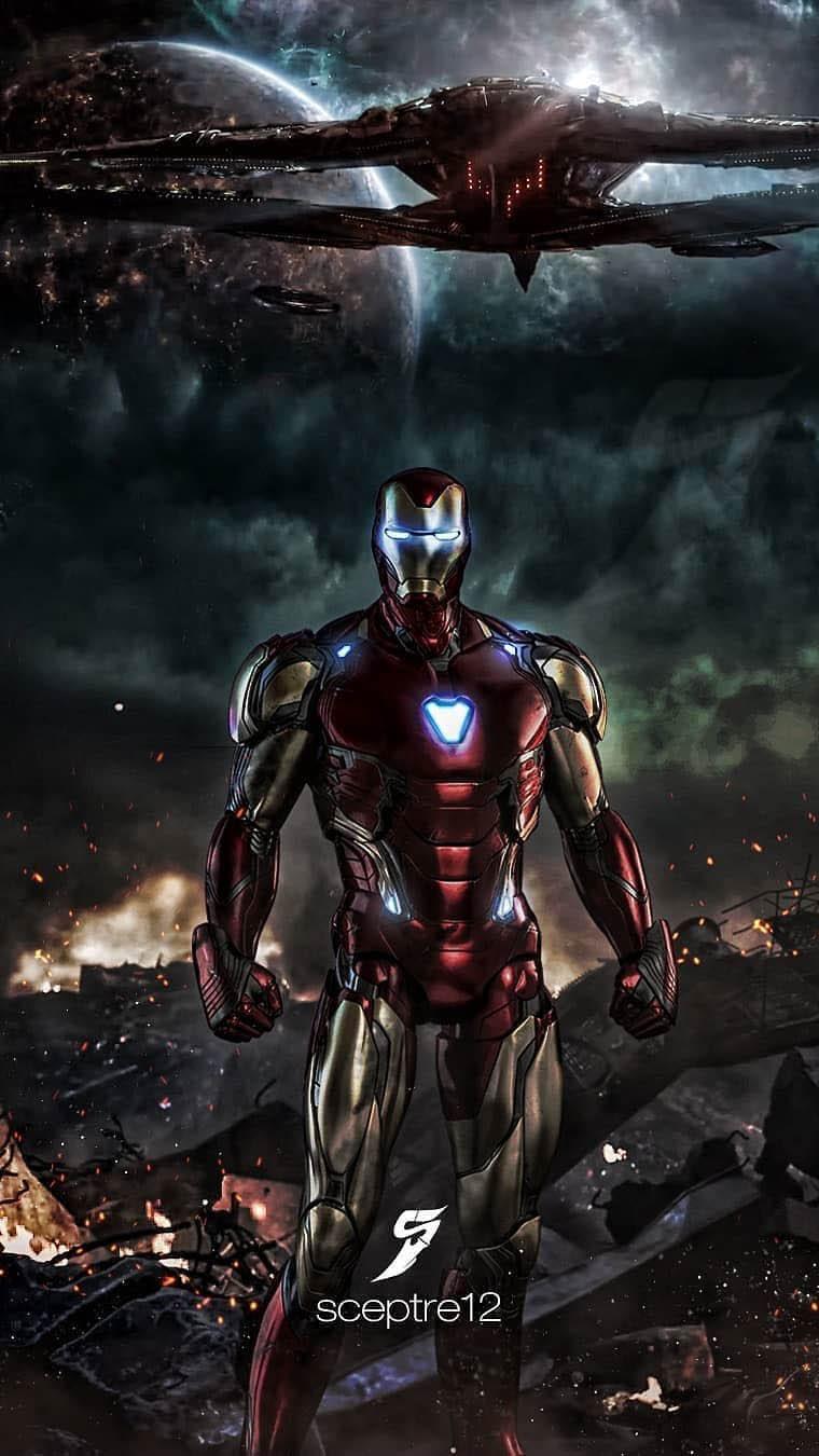 760x1350 Iron Man Vs Thanos Army IPhone Wallpaper Wallpaper : iPhone Wallpaper