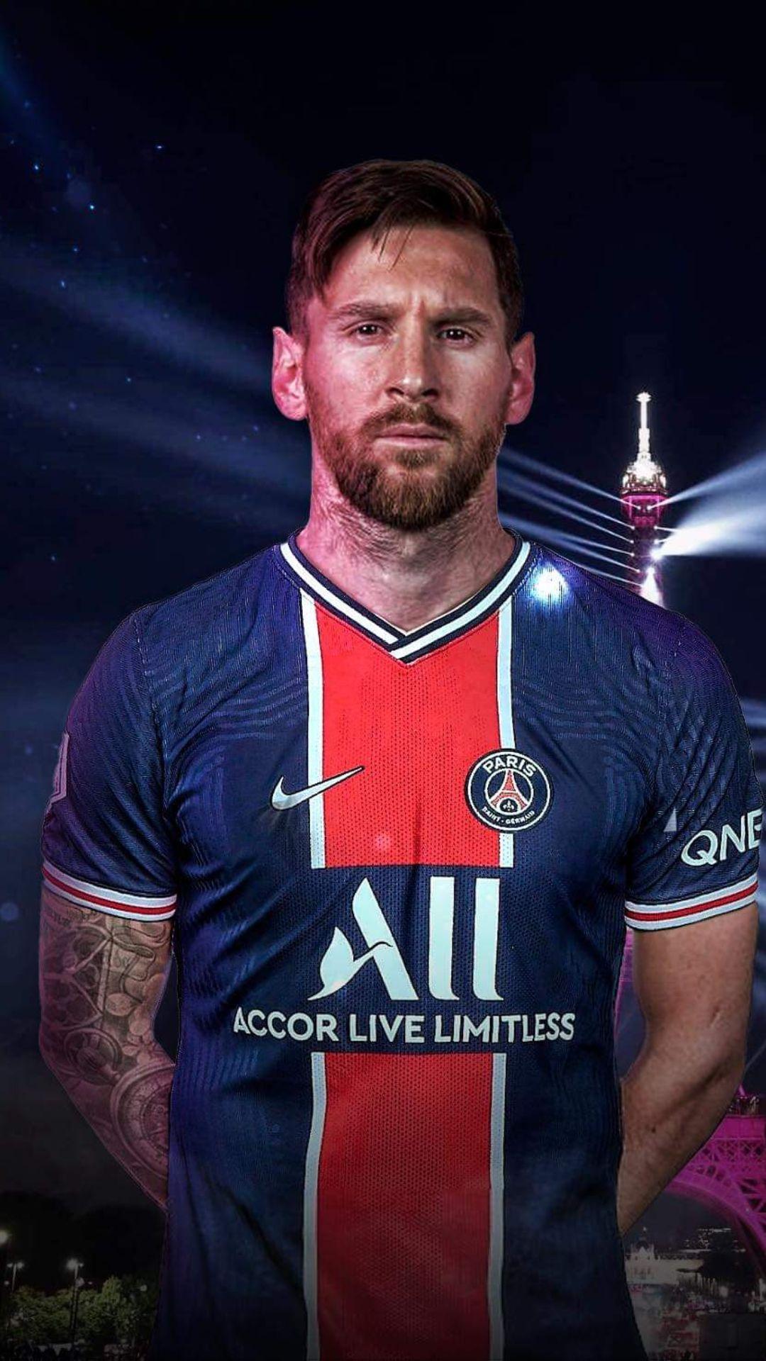 1080x1920 Lionel Messi PSG Wallpaper Best Messi PSG Picture, Photo & Background