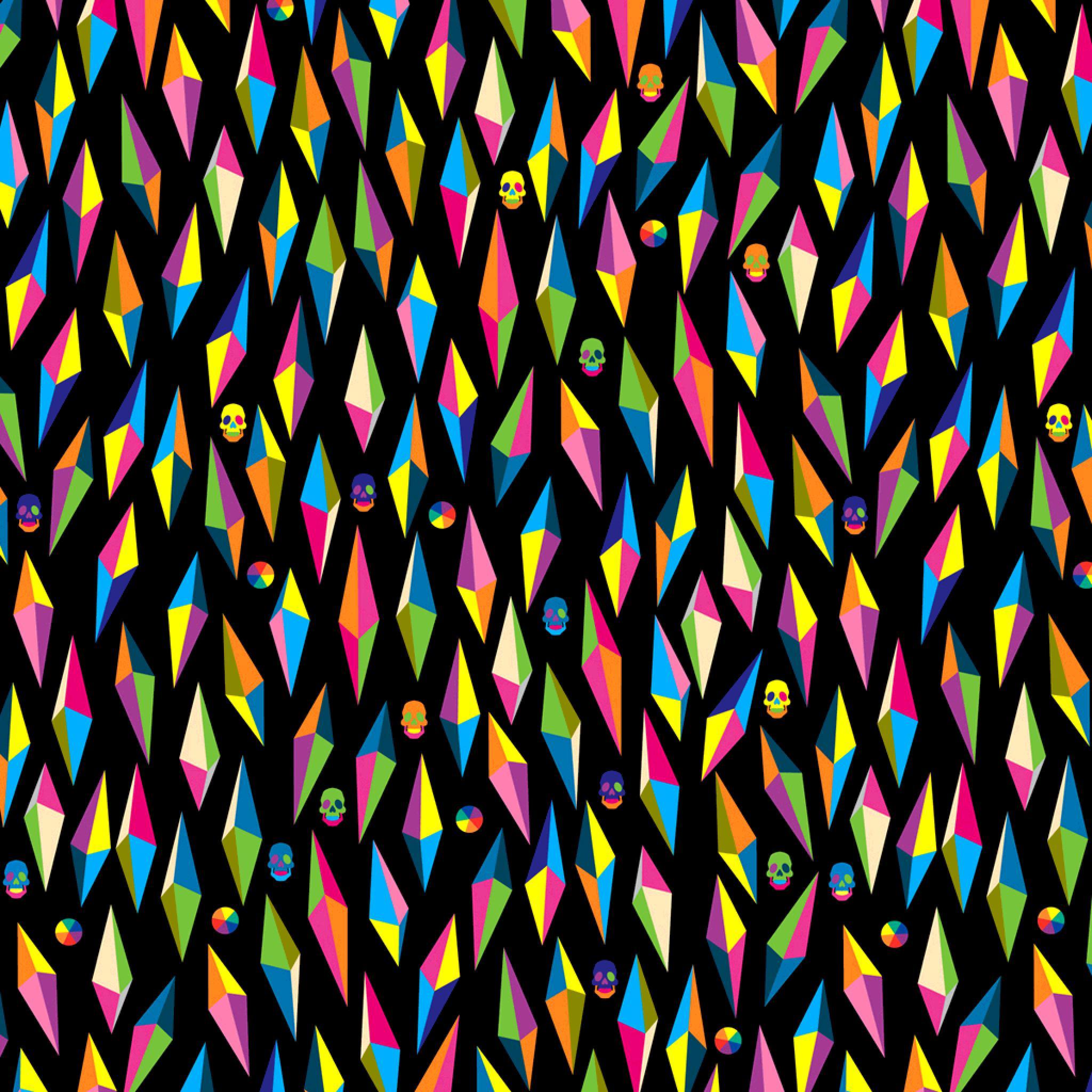 2048x2048 Pop art wallpaper