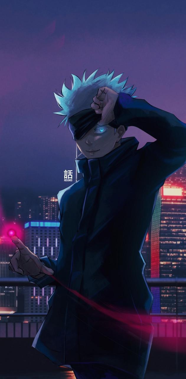 630x1280 Gojo satoru wallpaper