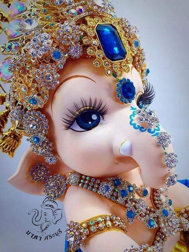 795x1061 Cute Lord Baby Ganesha Wallpaper