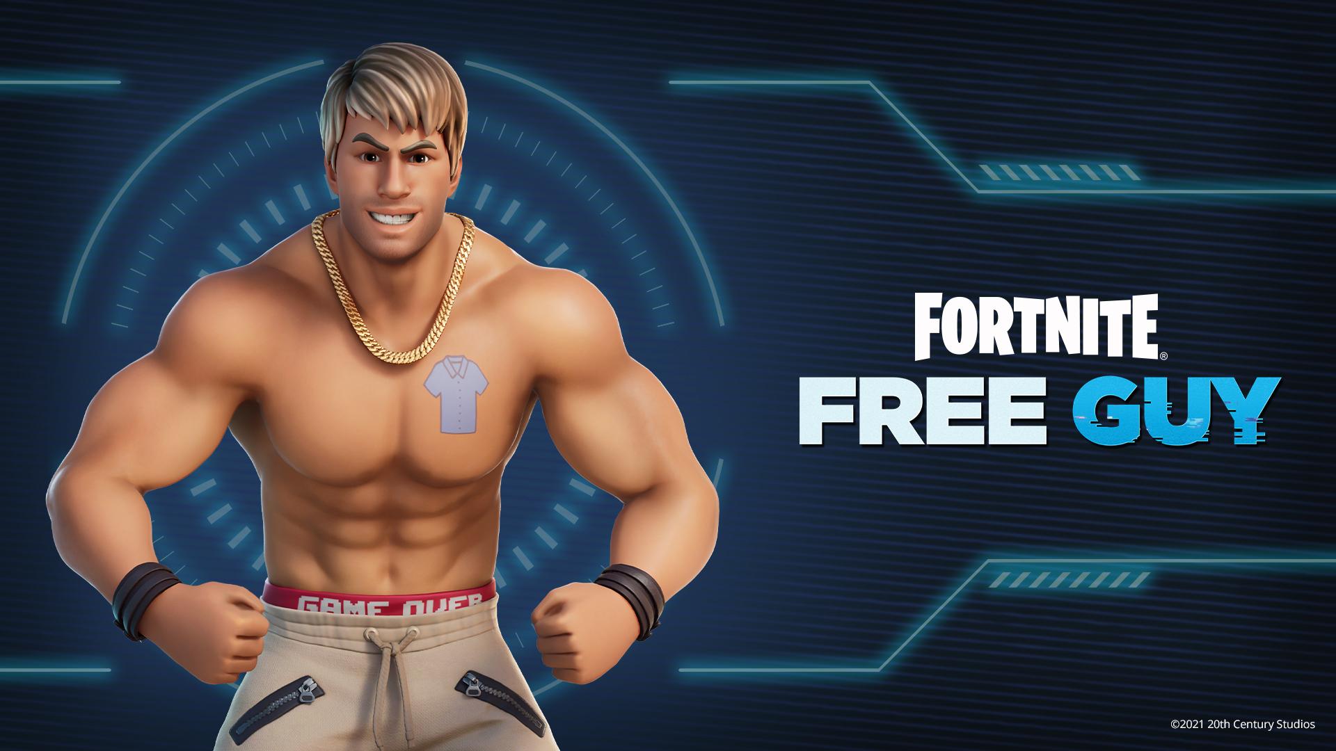 1920x1080 Ryan Reynolds' Free Guy skin now available in Fortnite