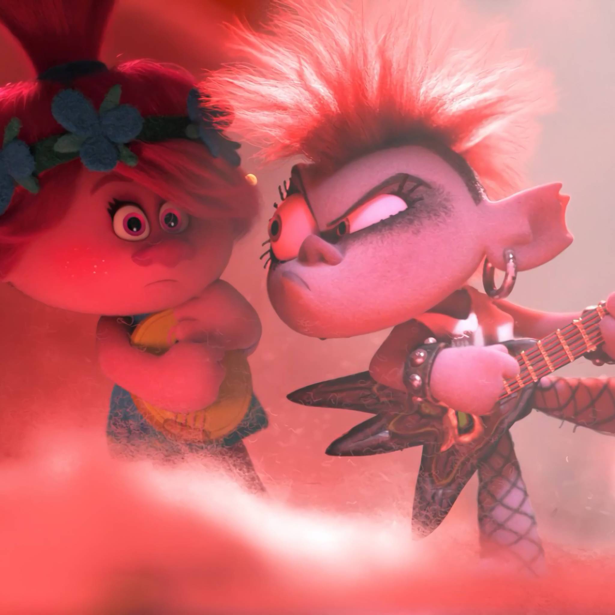 2048x2048 Poppy and Queen Barb In Trolls World Tour iPad Air Wallpaper, HD Movies 4K Wallpaper, Image, Photo and Background