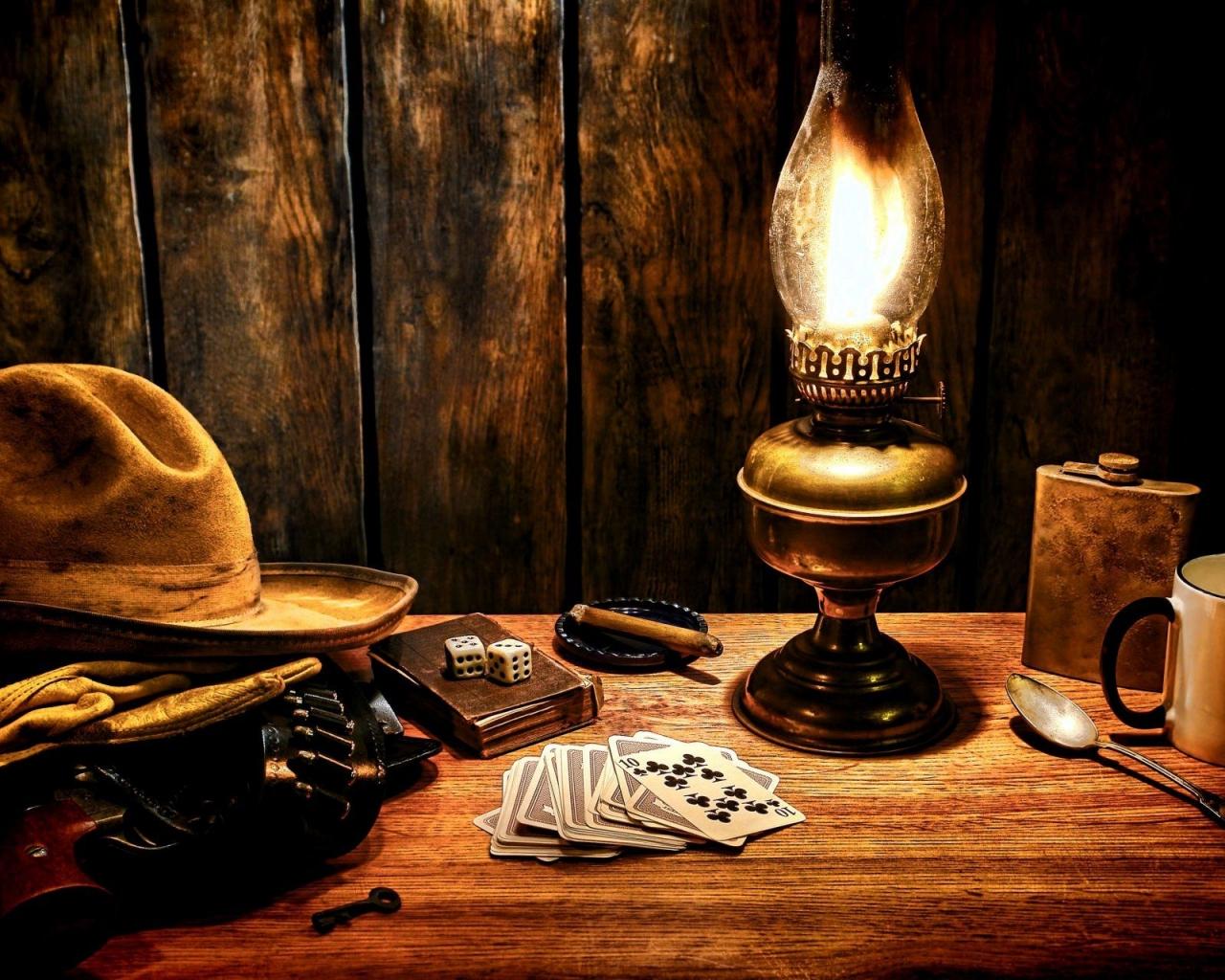 1280x1024 Cowboy Background