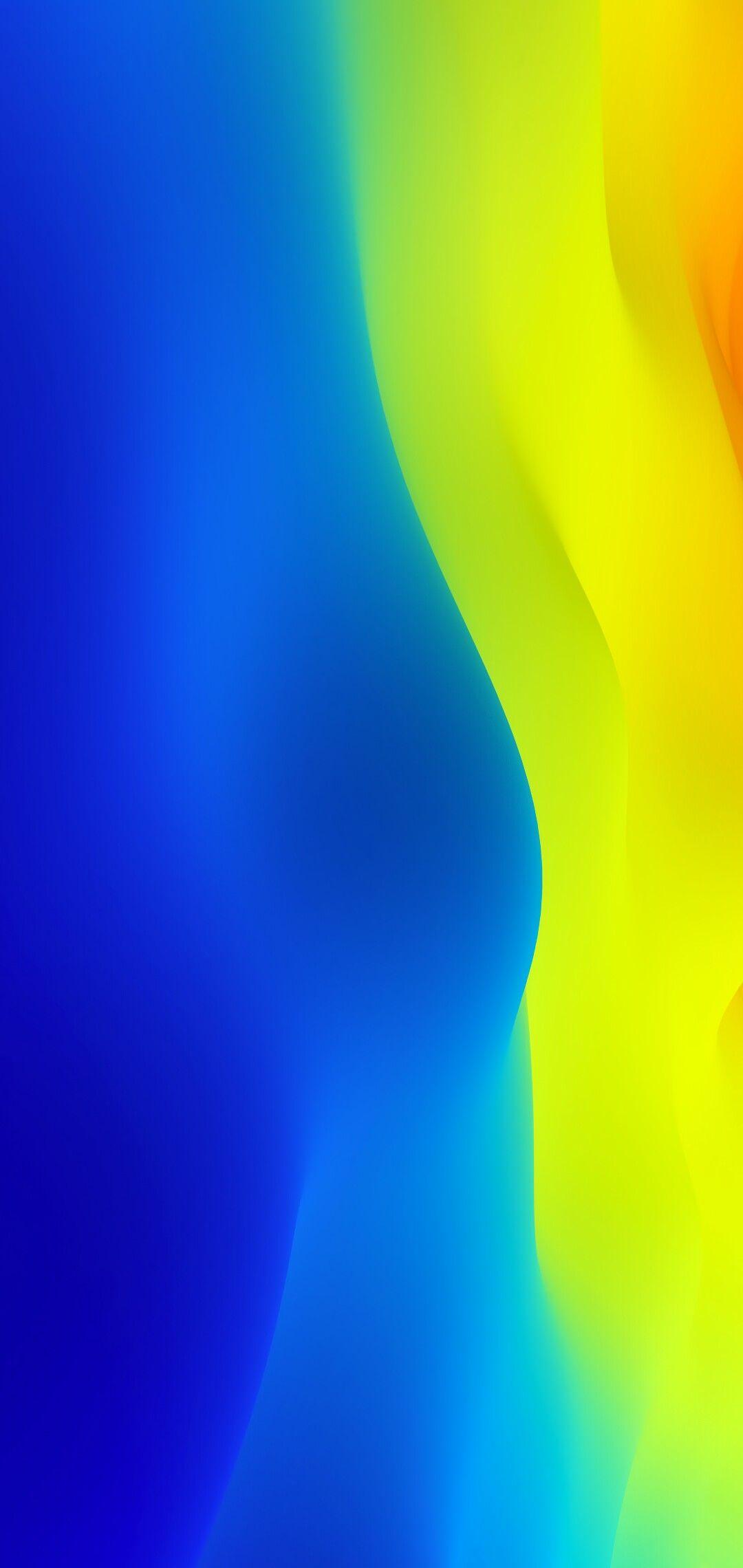 1080x2280 Yellow Green iPhone Wallpaper