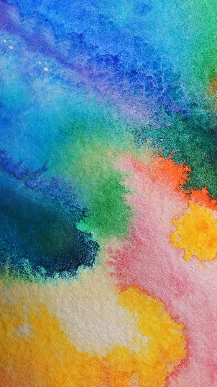 736x1308 Colorful Abstract iPhone Xs Max Wallpaper