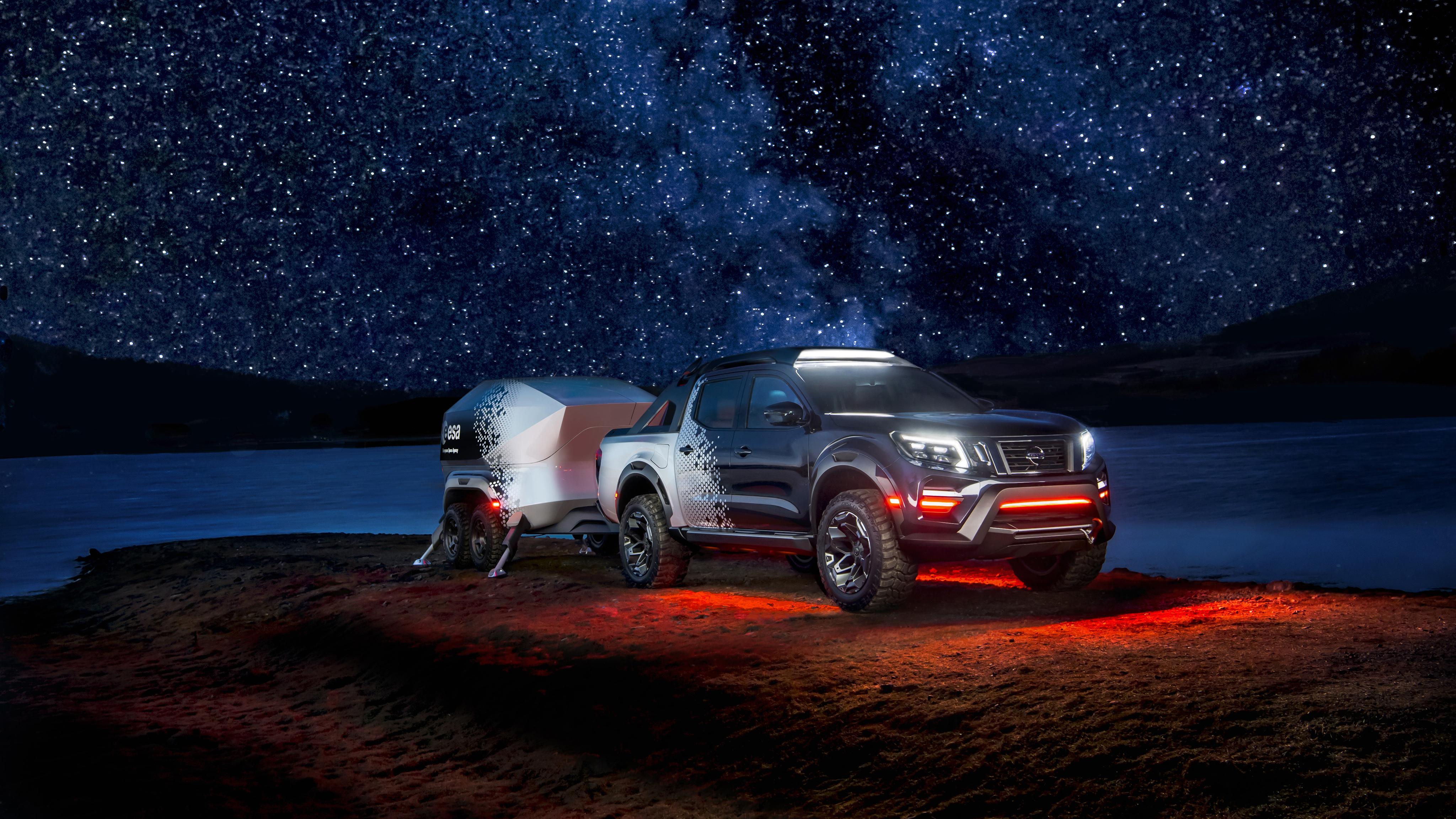 4096x2304 Nissan Navara Dark Sky Concept 2018 4K Wallpaper. HD Car Wallpaper