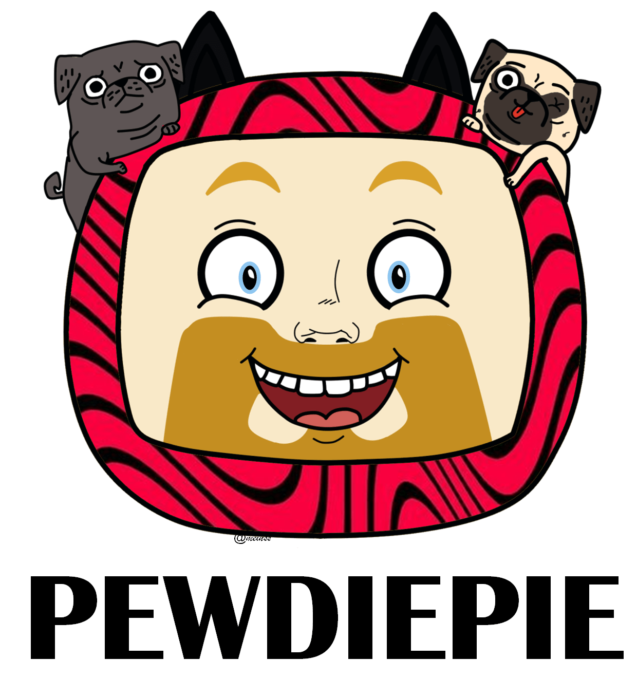 1240x1322 Pewdiepie Fanart So here's my Pewdiepie's Logo as the Cocomelon one, just for fun and boredom, it took me like 6 hrs to make 'cause I also did a Sive version that