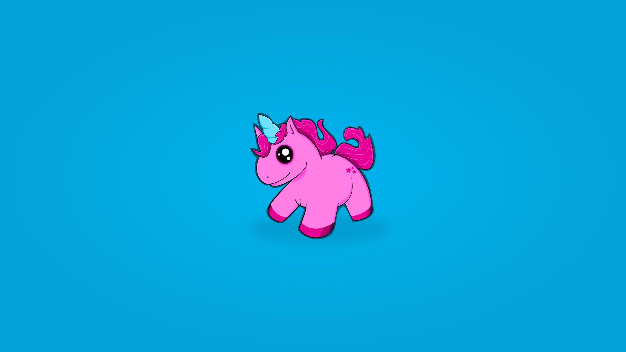 2560x1440 Pink My Little Pony illustration, unicorn, vector, cartoon, cyan • Wallpaper For You HD Wallpaper For Desktop & Mobile