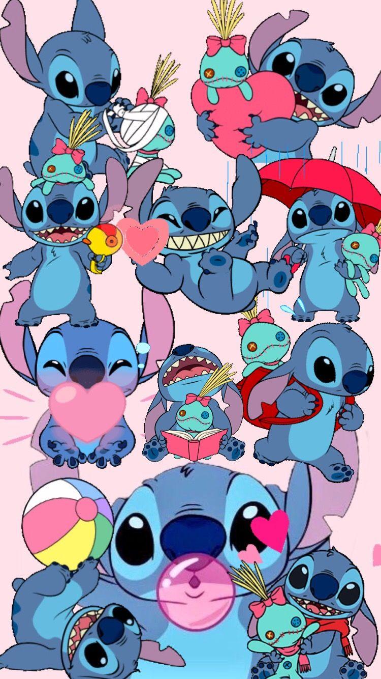 750x1334 Stitch Doing Renegade Wallpaper
